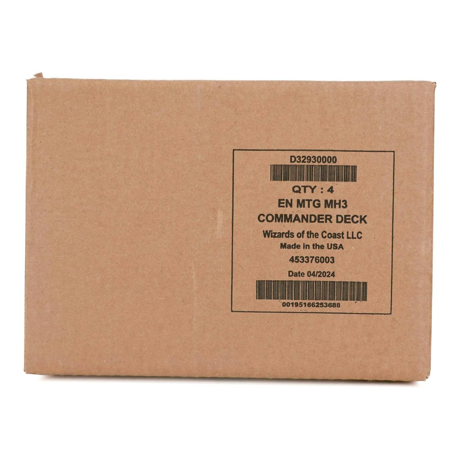 DRAFT - Magic the Gathering Modern Horizons 3 Commander 4-Deck Case | Sealed
