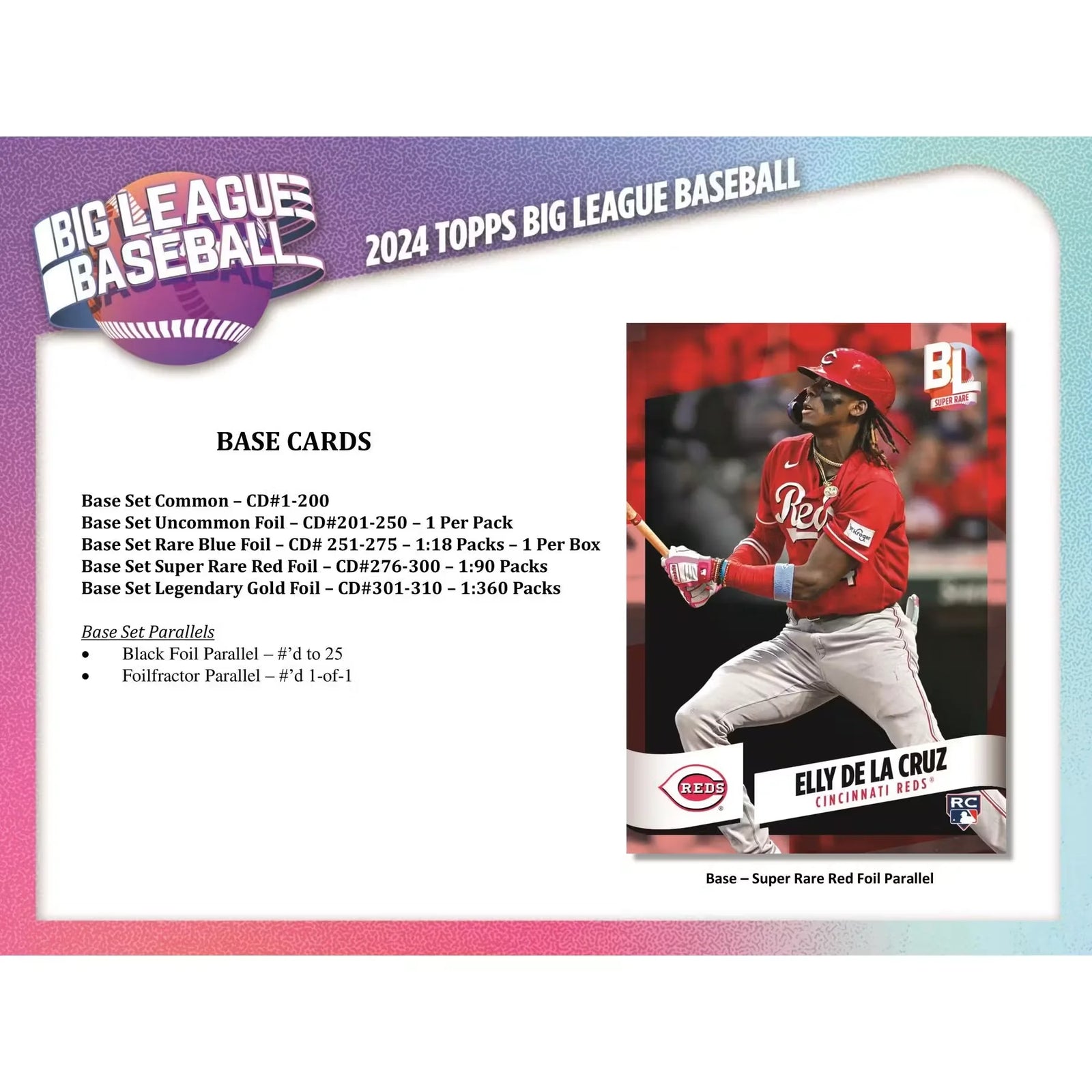 2024 Topps Big League Baseball Hobby Box (Ships Sealed Only)