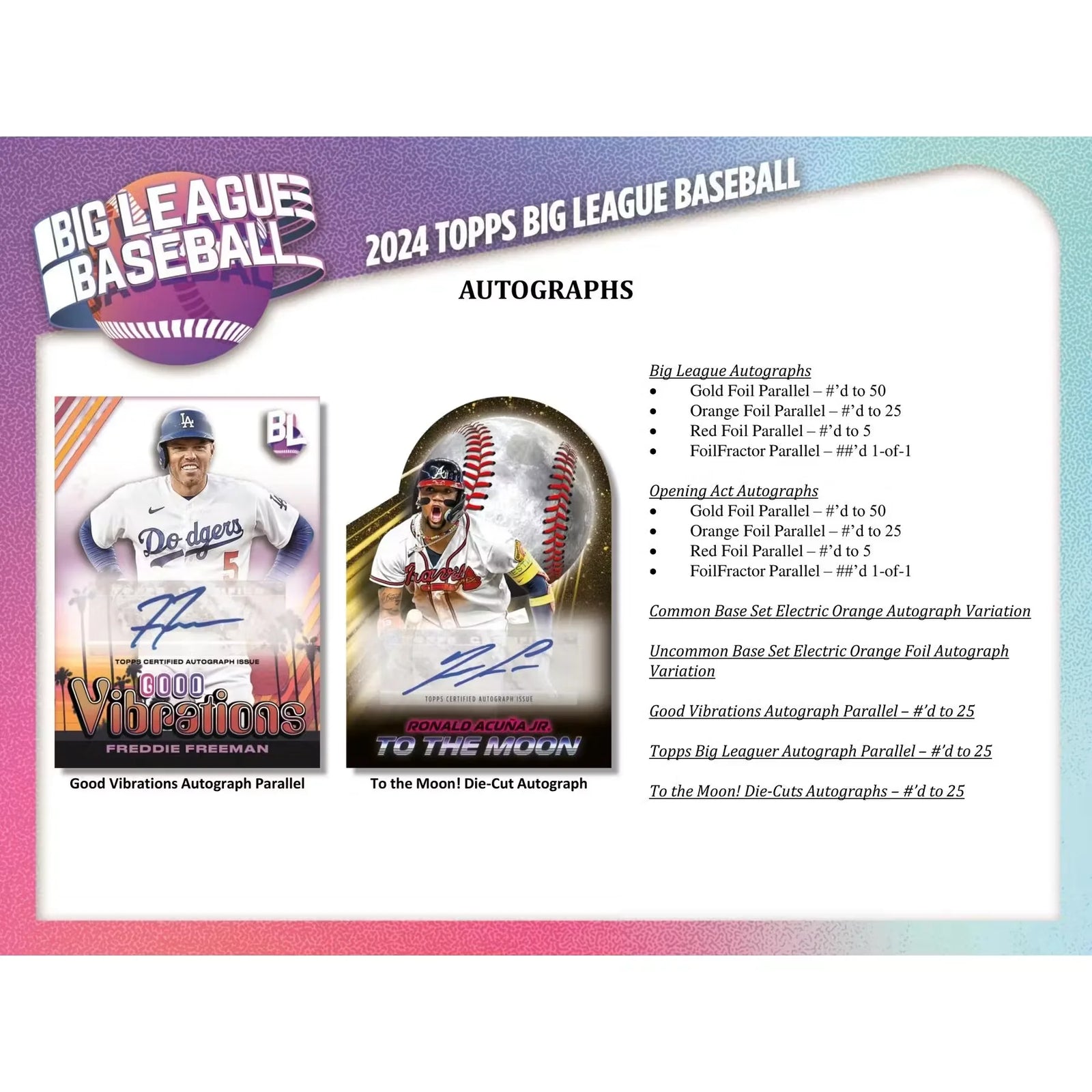 2024 Topps Big League Baseball Hobby Box (Ships Sealed Only)