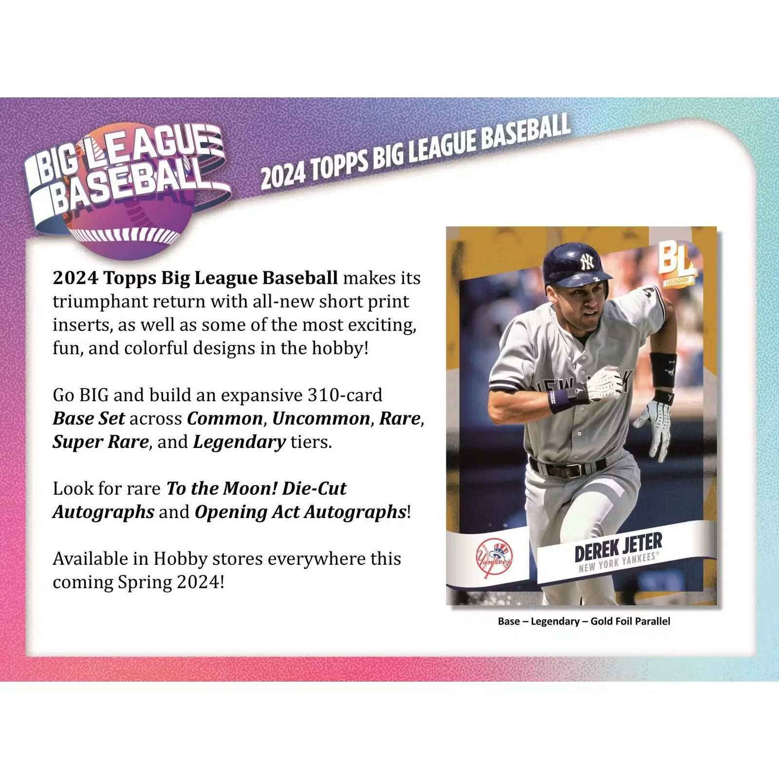 2024 Topps Big League Baseball Hobby 20-Box Case (Ships Sealed Only)