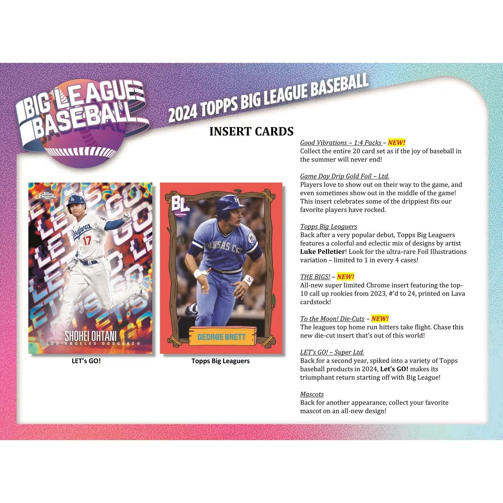 2024 Topps Big League Baseball Hobby 20-Box Case (Ships Sealed Only)