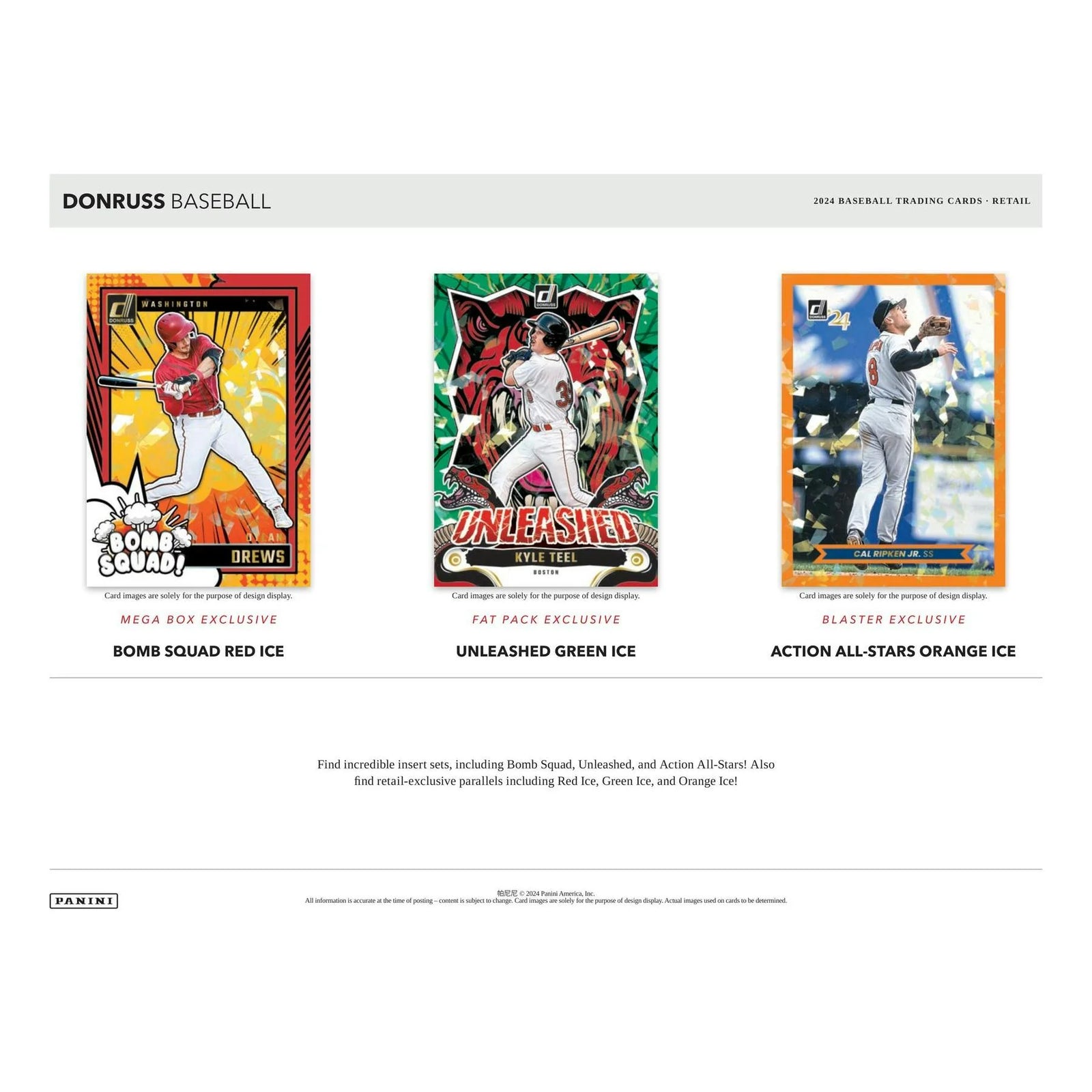 DRAFT - Just In 2024 Panini Donruss Baseball Mega Box