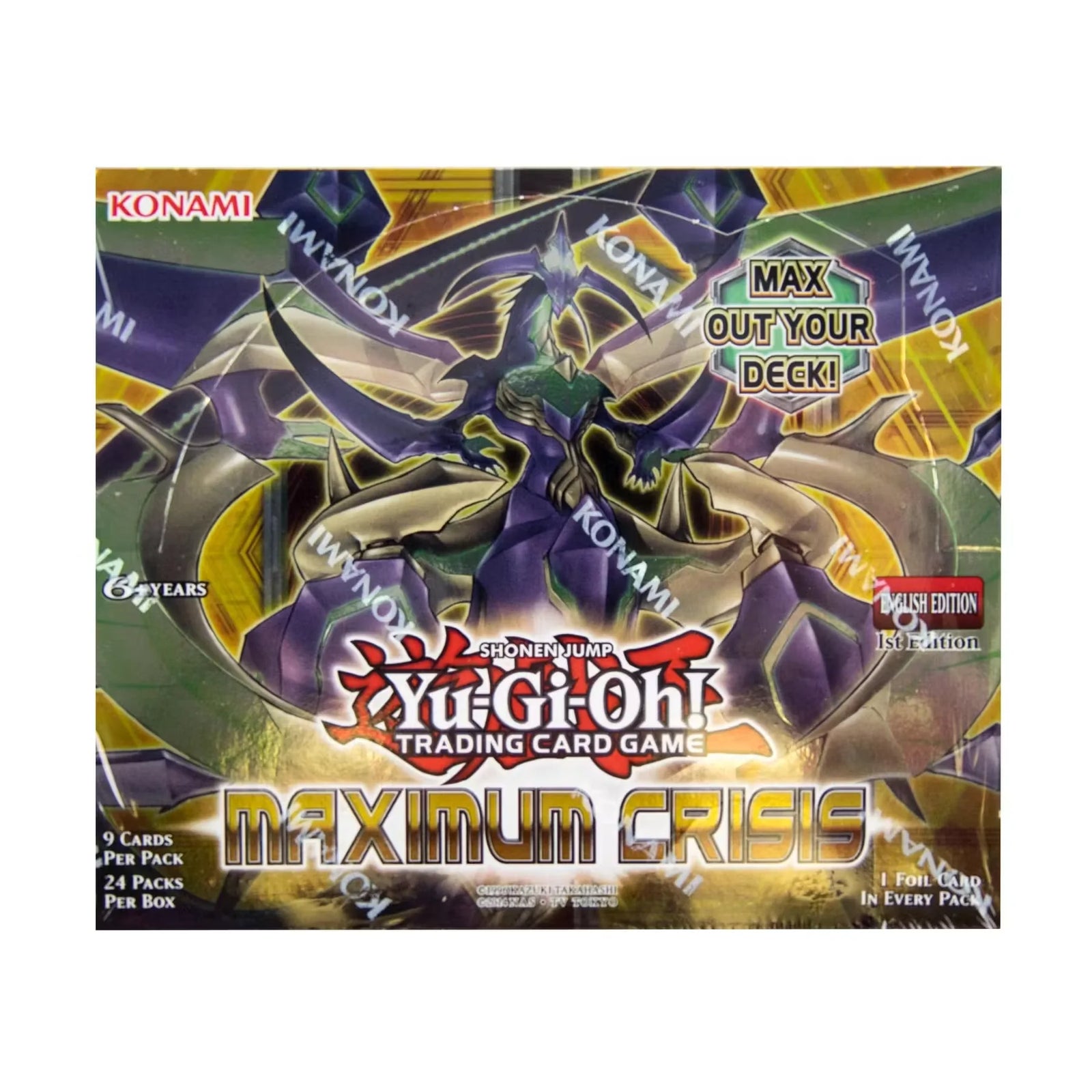 Yu Gi Oh Maximum Crisis Booster Box Sealed
