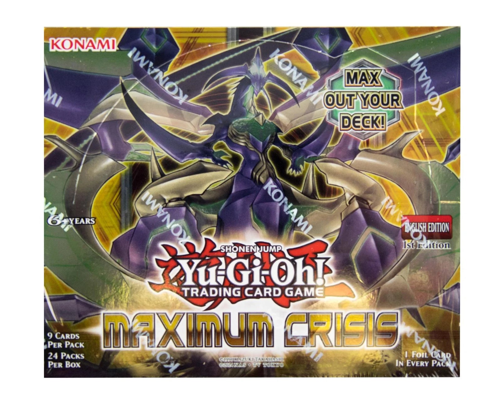 Yu Gi Oh Maximum Crisis Booster Box Sealed