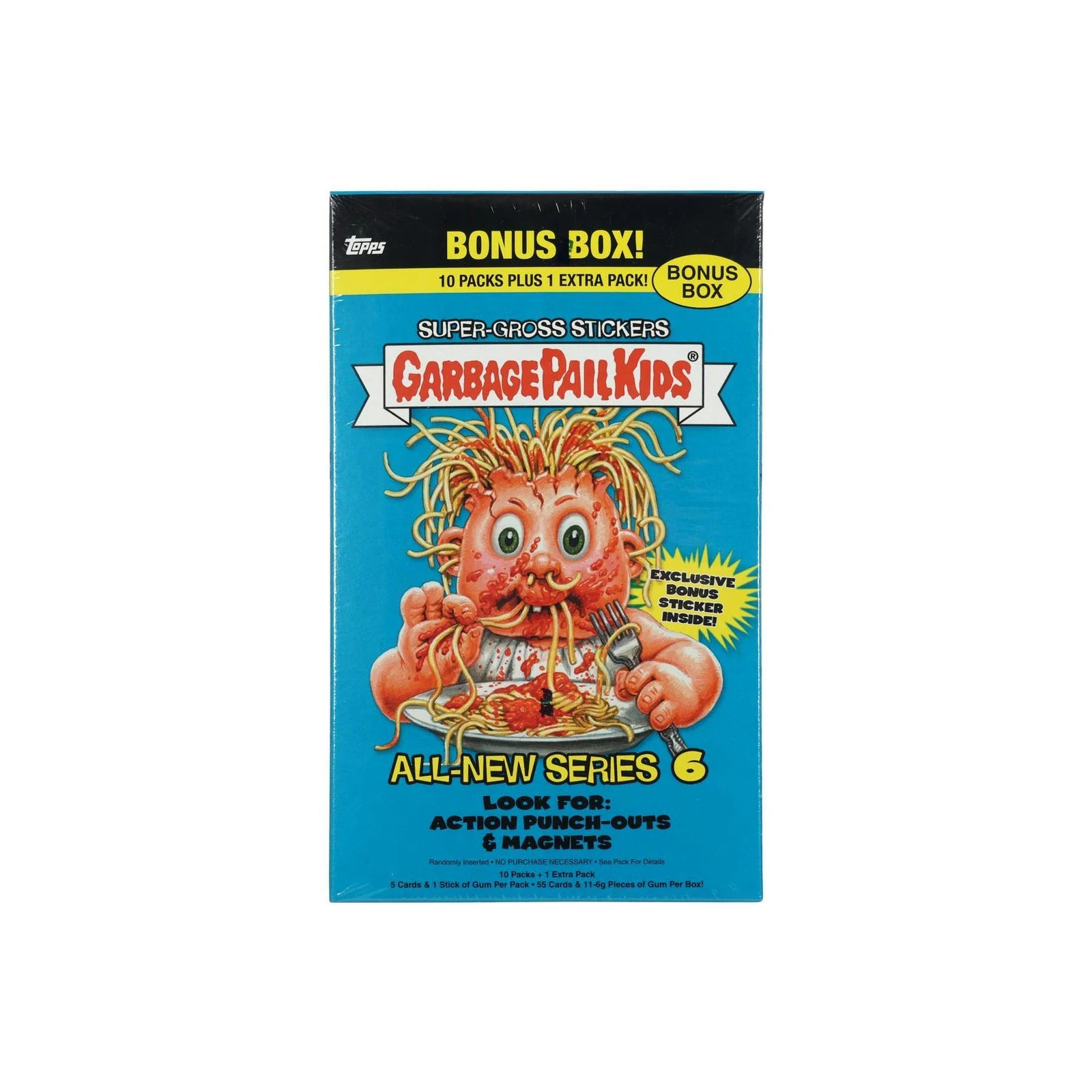 DRAFT - 2007 Topps Garbage Pail Kids All New Series 6 Stickers | 11-Pack Blaster Box