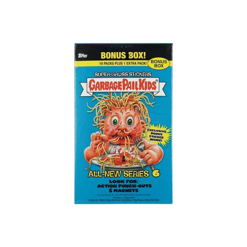 DRAFT - 2007 Topps Garbage Pail Kids All New Series 6 Stickers | 11-Pack Blaster Box