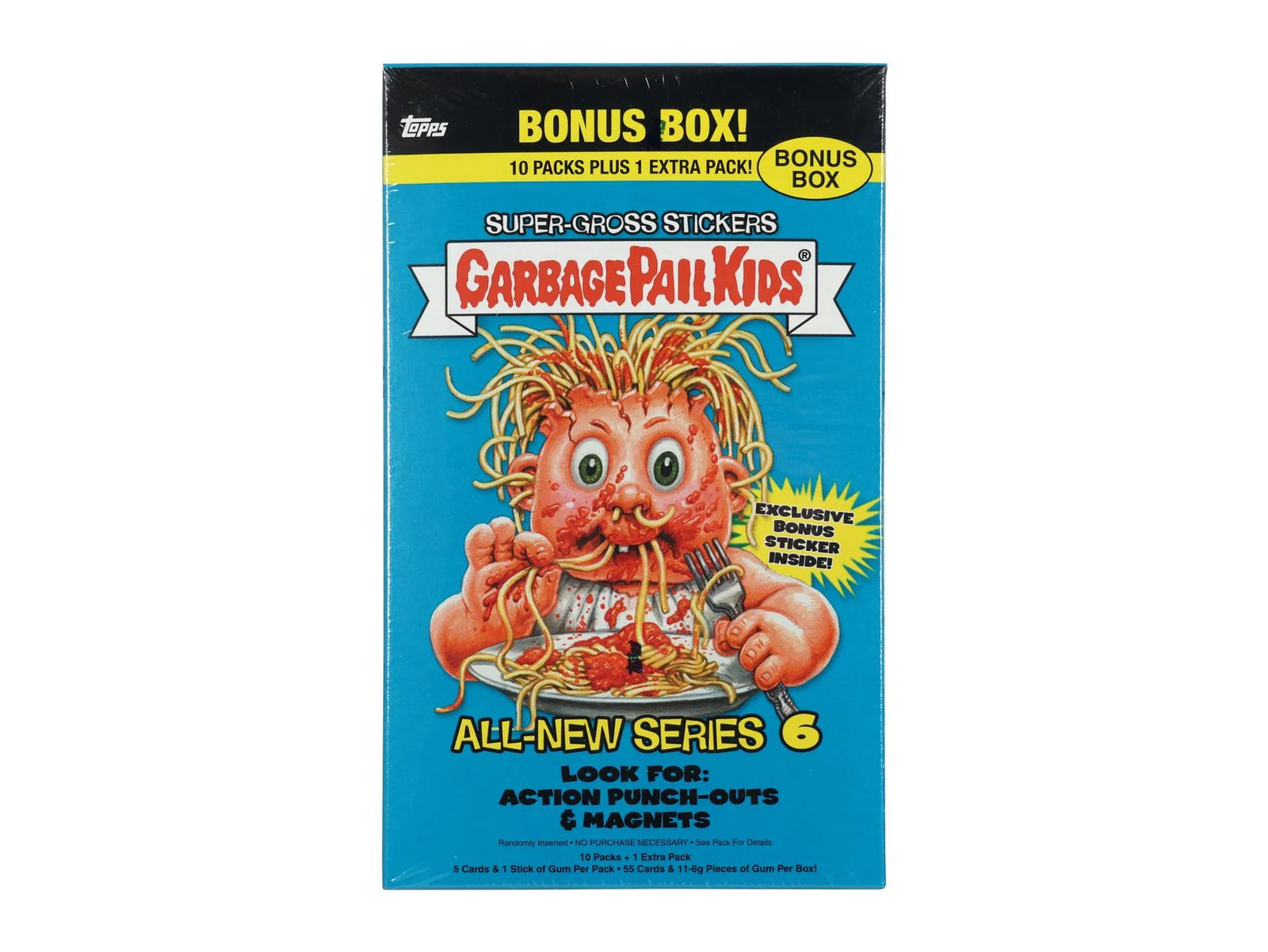 DRAFT - 2007 Topps Garbage Pail Kids All New Series 6 Stickers | 11-Pack Blaster Box
