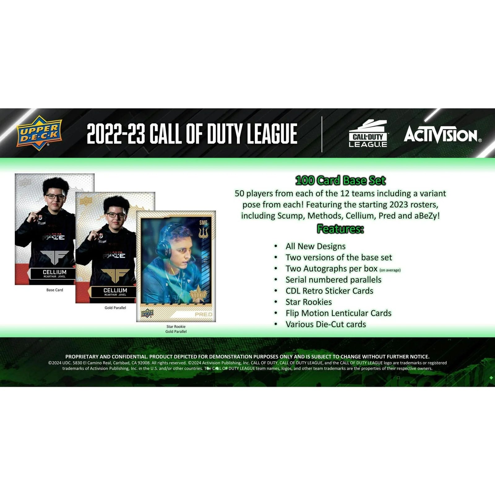 DRAFT - 2022/23 Upper Deck Call of Duty League Hobby Box | dacardworld:BVVF0HXBT1