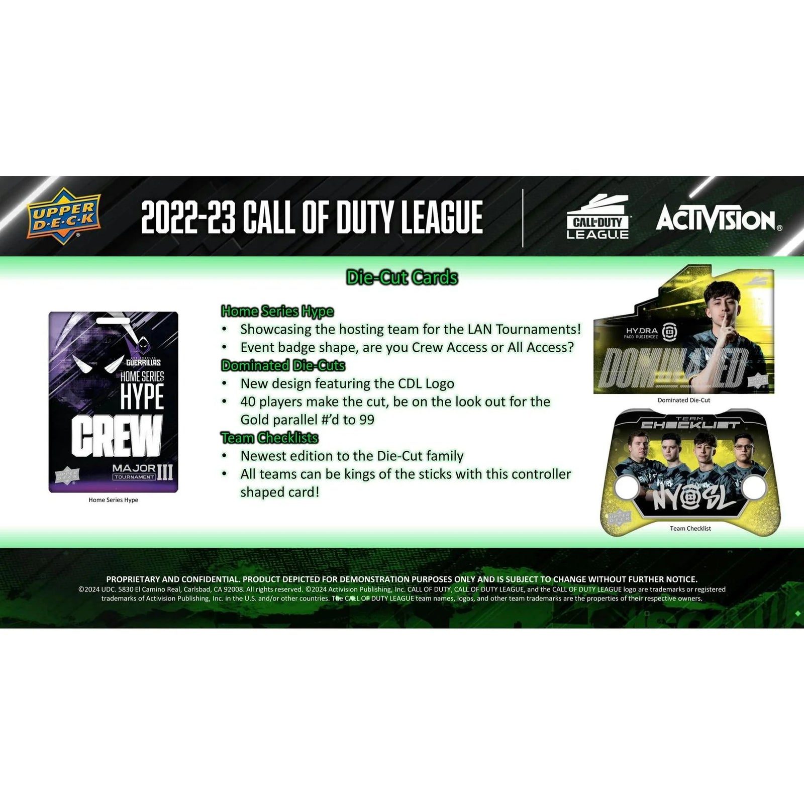 DRAFT - 2022/23 Upper Deck Call of Duty League Hobby 10-Box Case