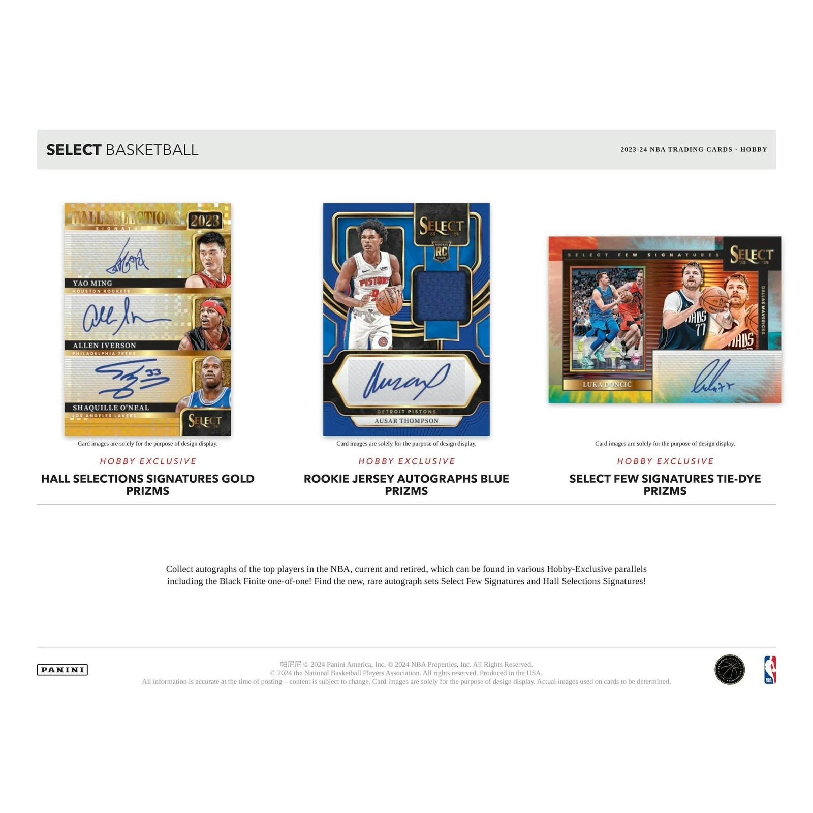 DRAFT - 2023/24 Panini Select Basketball Hobby Box