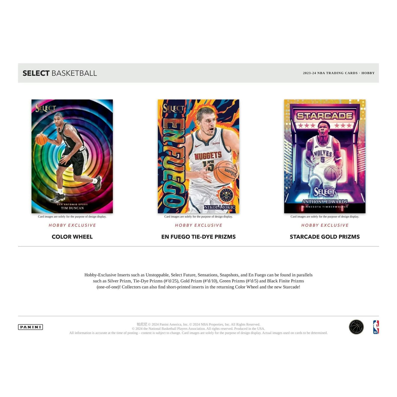 DRAFT - 2023/24 Panini Select Basketball Hobby Box