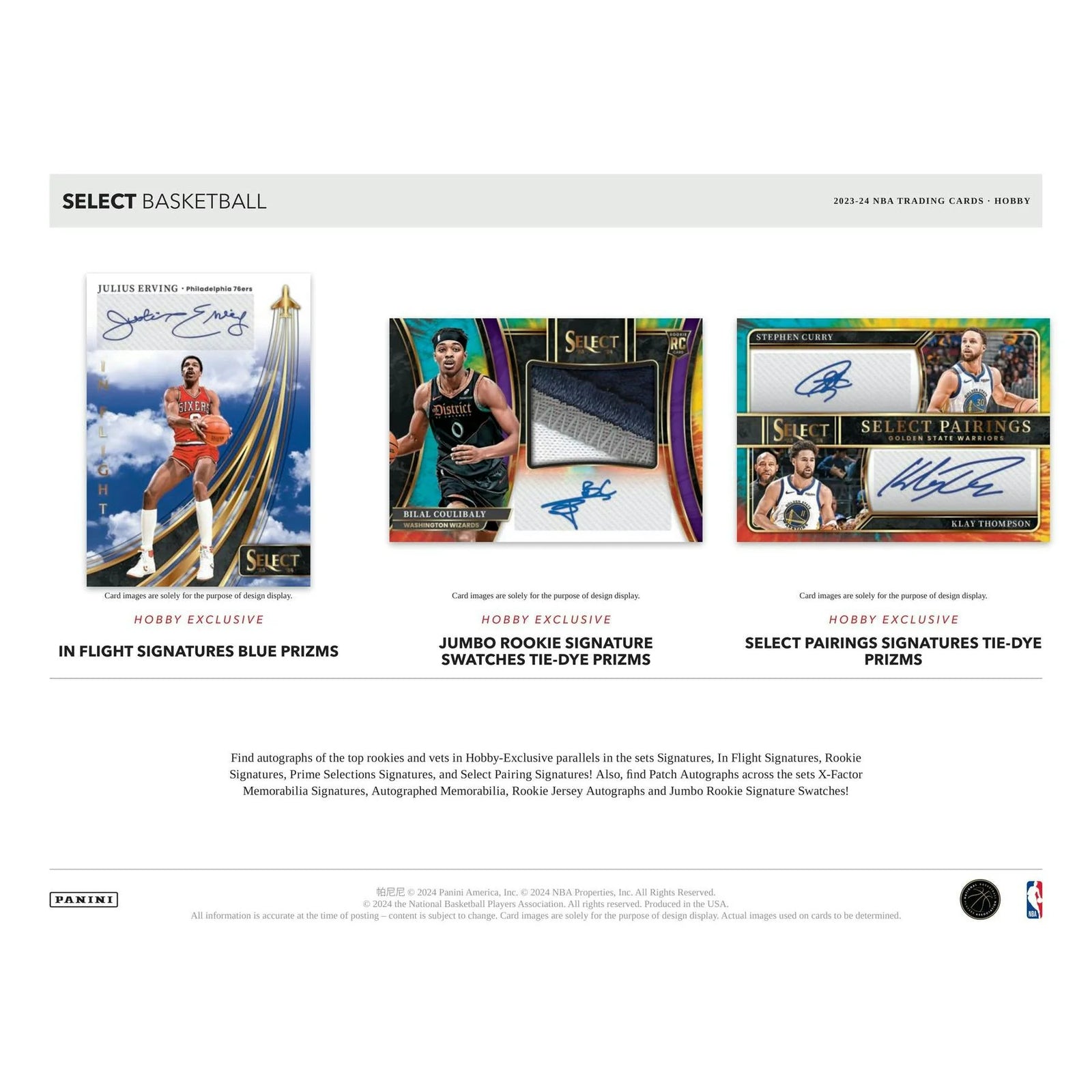 DRAFT - 2023/24 Panini Select Basketball Hobby Box