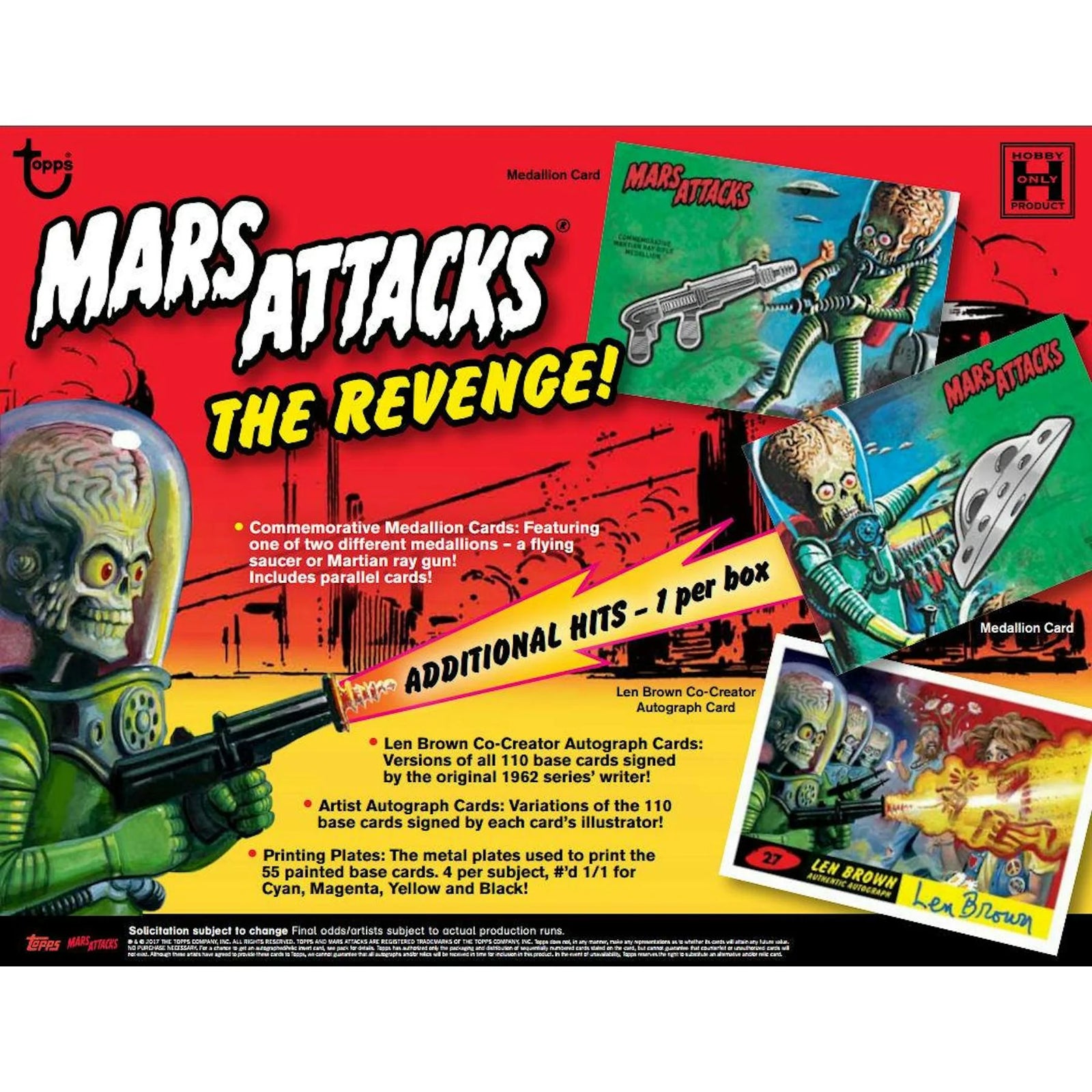 DRAFT - 2017 Topps Mars Attacks: The Revenge Trading Card Hobby Box