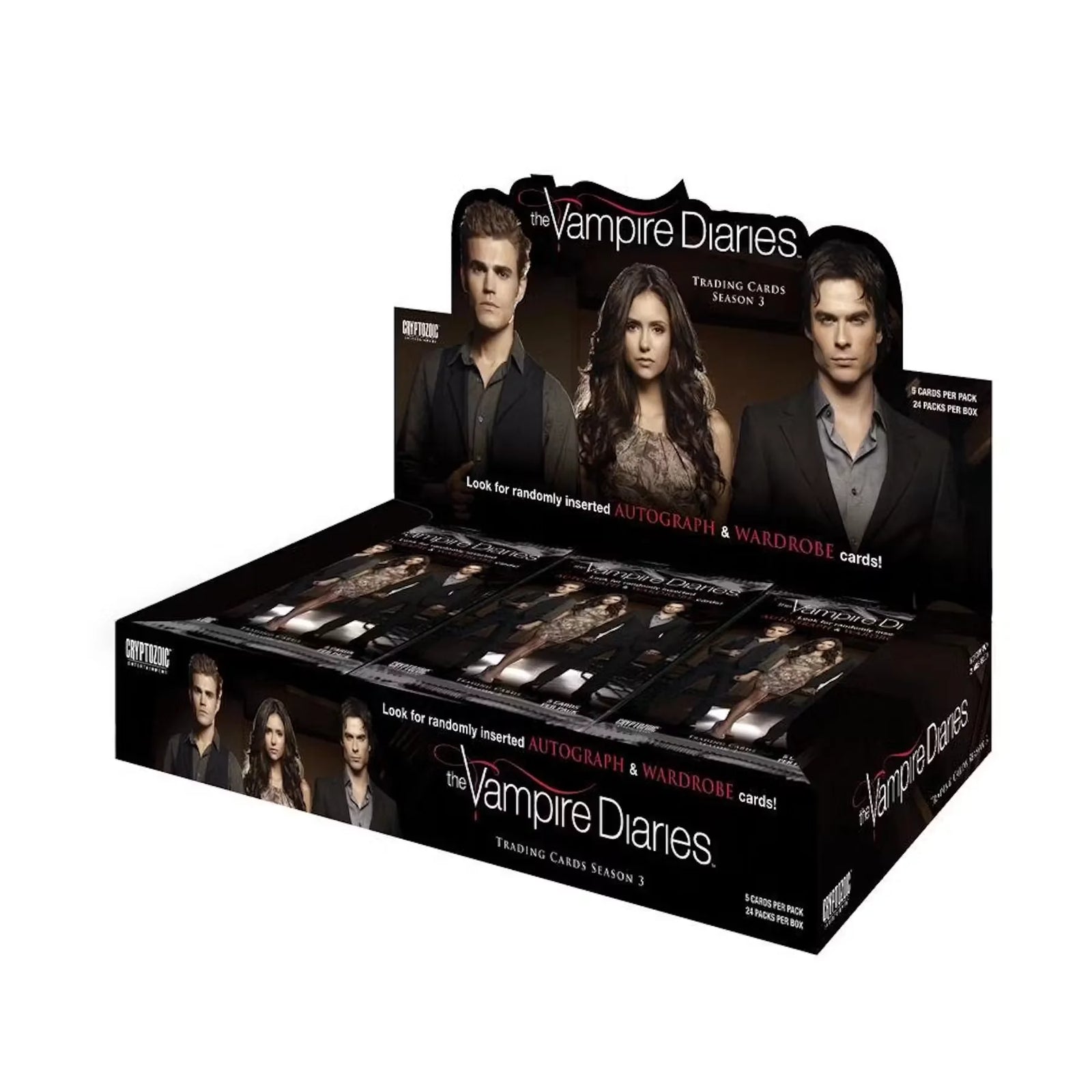 The Vampire Diaries Season 3 Trading Card Box | Cryptozoic 2014 (Ships Sealed Only)