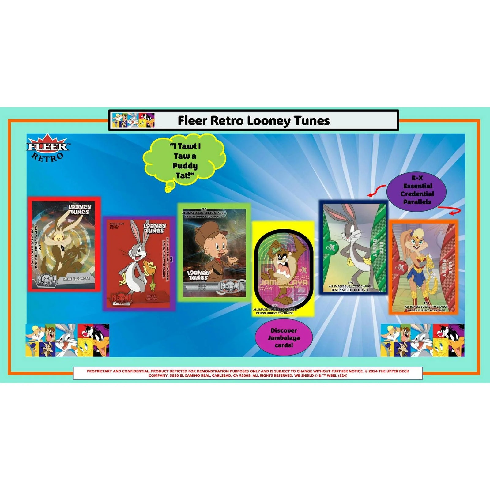 DRAFT - 2024 Upper Deck Fleer Retro Looney Tunes Hobby Box | dacardworld:BVVU0U8VT0