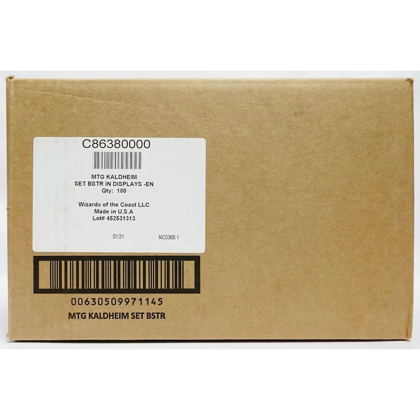 Magic the Gathering Kaldheim Set Booster 6-Box Case (Ships Sealed Only)