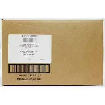Magic the Gathering Kaldheim Set Booster 6-Box Case (Ships Sealed Only)