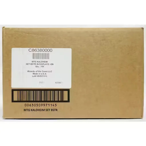 Magic the Gathering Kaldheim Set Booster 6-Box Case (Ships Sealed Only)