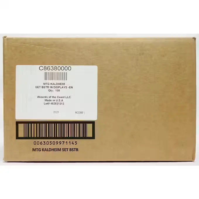 Magic the Gathering Kaldheim Set Booster 6-Box Case (Ships Sealed Only)