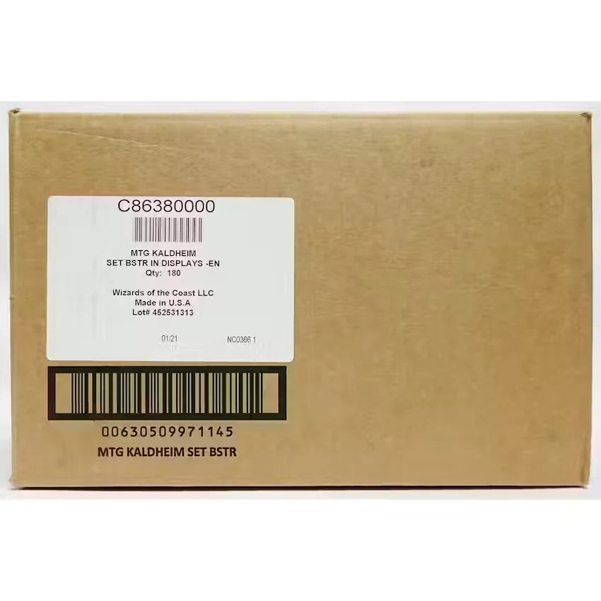 Magic the Gathering Kaldheim Set Booster 6-Box Case (Ships Sealed Only)