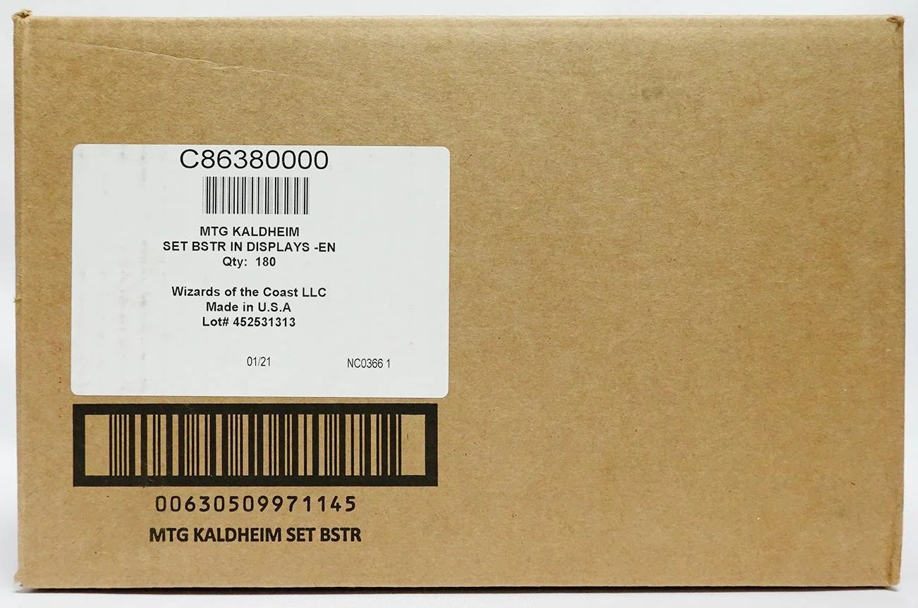 Magic the Gathering Kaldheim Set Booster 6-Box Case (Ships Sealed Only)