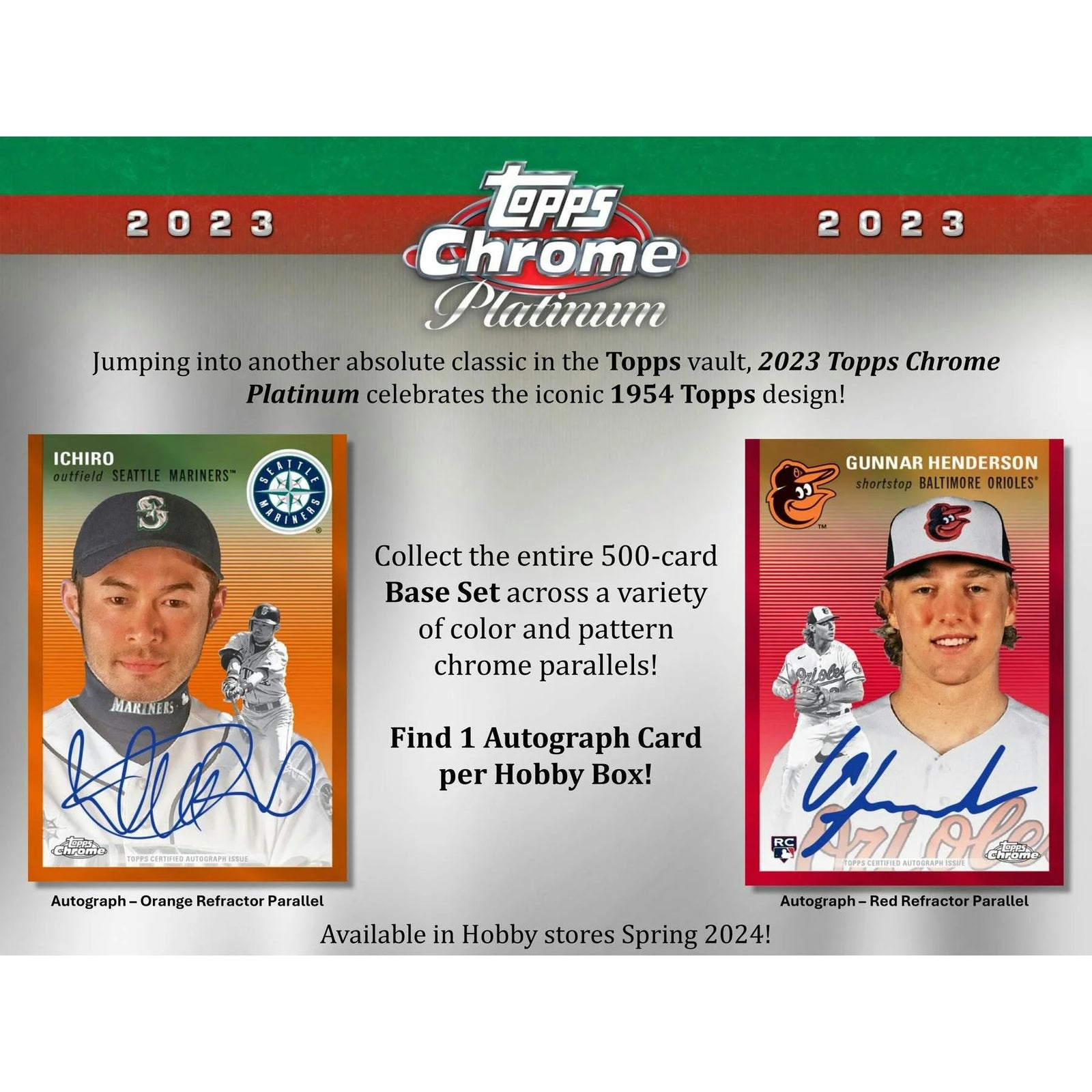 DRAFT - Just In 2023 Topps Chrome Platinum Anniversary Baseball Hobby Box