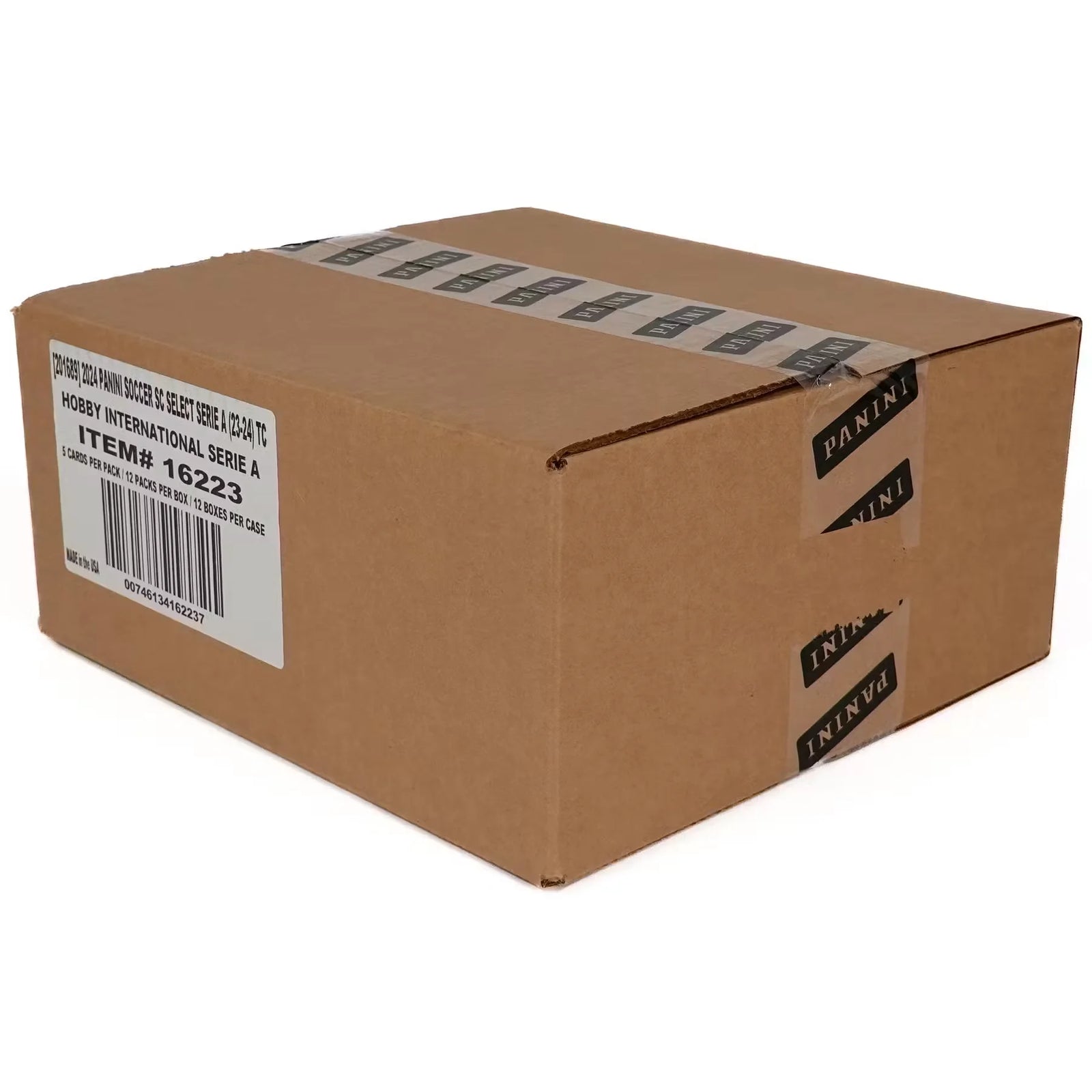 2023-24 Panini Select Serie A Soccer Hobby International 12-Box Case (Ships Sealed Only)