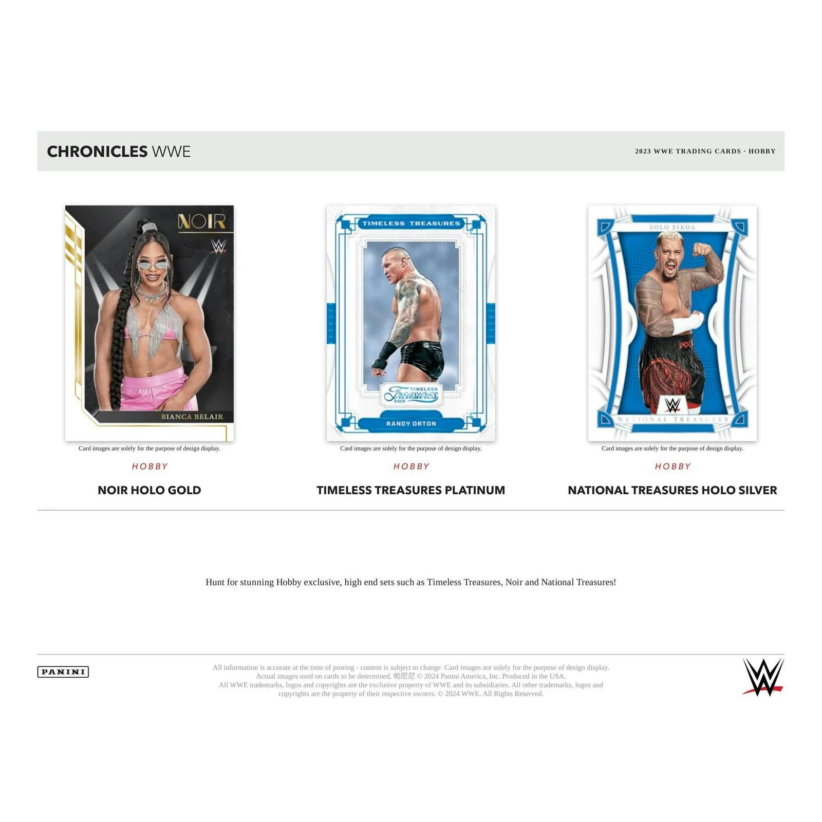 DRAFT - 2023 Panini Chronicles WWE Wrestling Hobby Box | dacardworld:BVW40HKMCJ