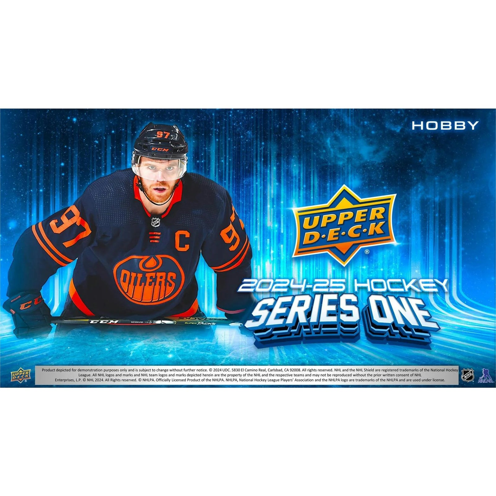 DRAFT - New 2024/25 Upper Deck Series 1 Hockey Hobby 12-Box Case
