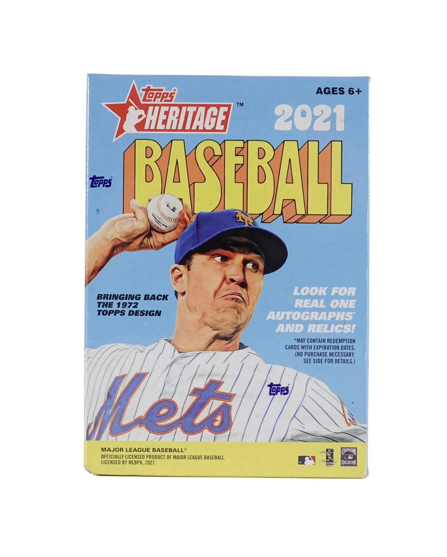 DRAFT - Just In 2021 Topps Heritage Baseball 8-Pack Blaster Box