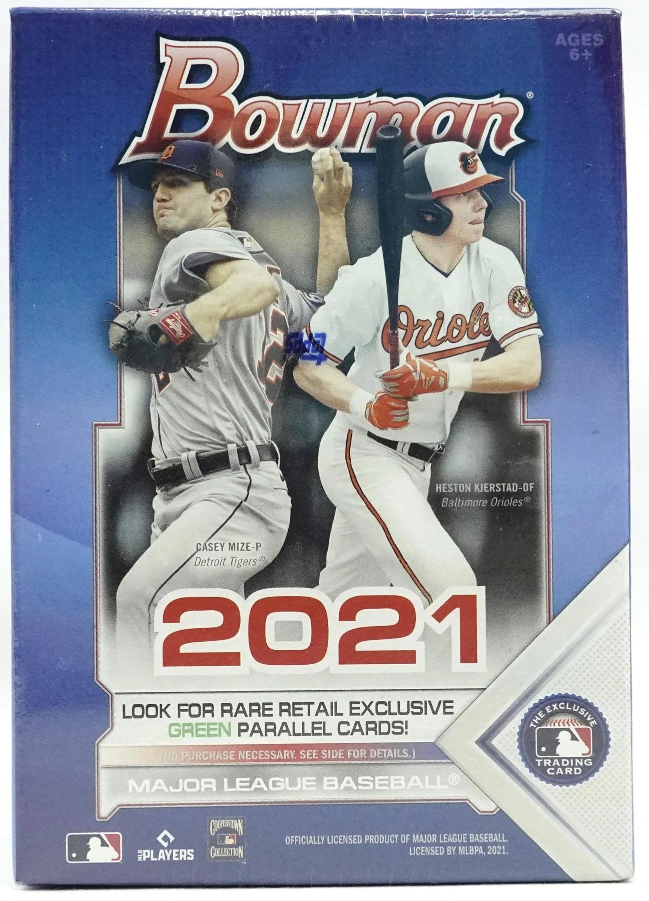 DRAFT - Just In 2021 Bowman Baseball 6-Pack Blaster Box