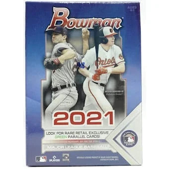 DRAFT - Just In 2021 Bowman Baseball 6-Pack Blaster Box