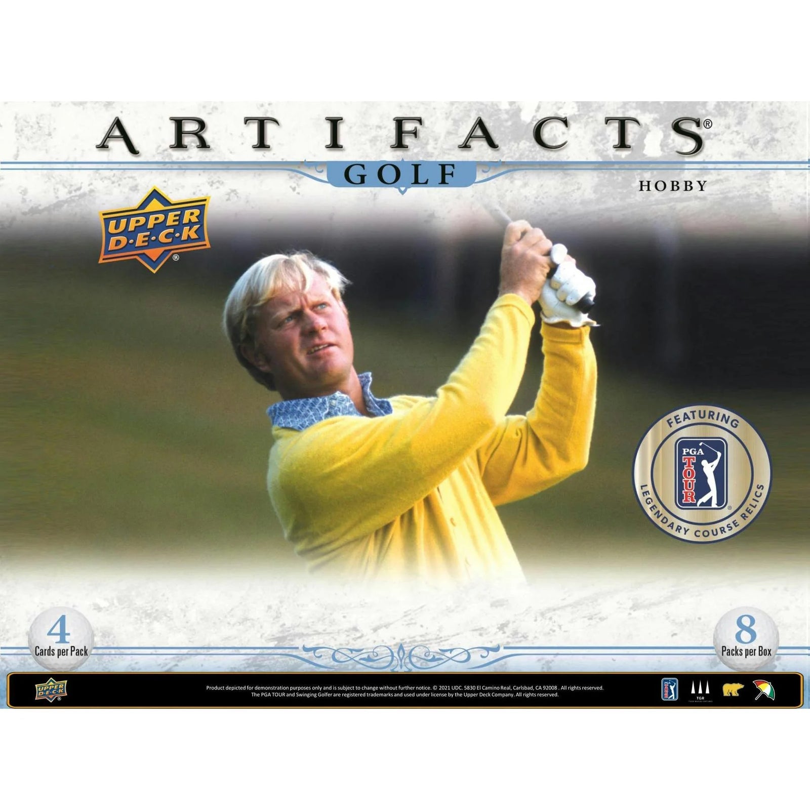 DRAFT - Just In 2021 Upper Deck Artifacts Golf Hobby Box