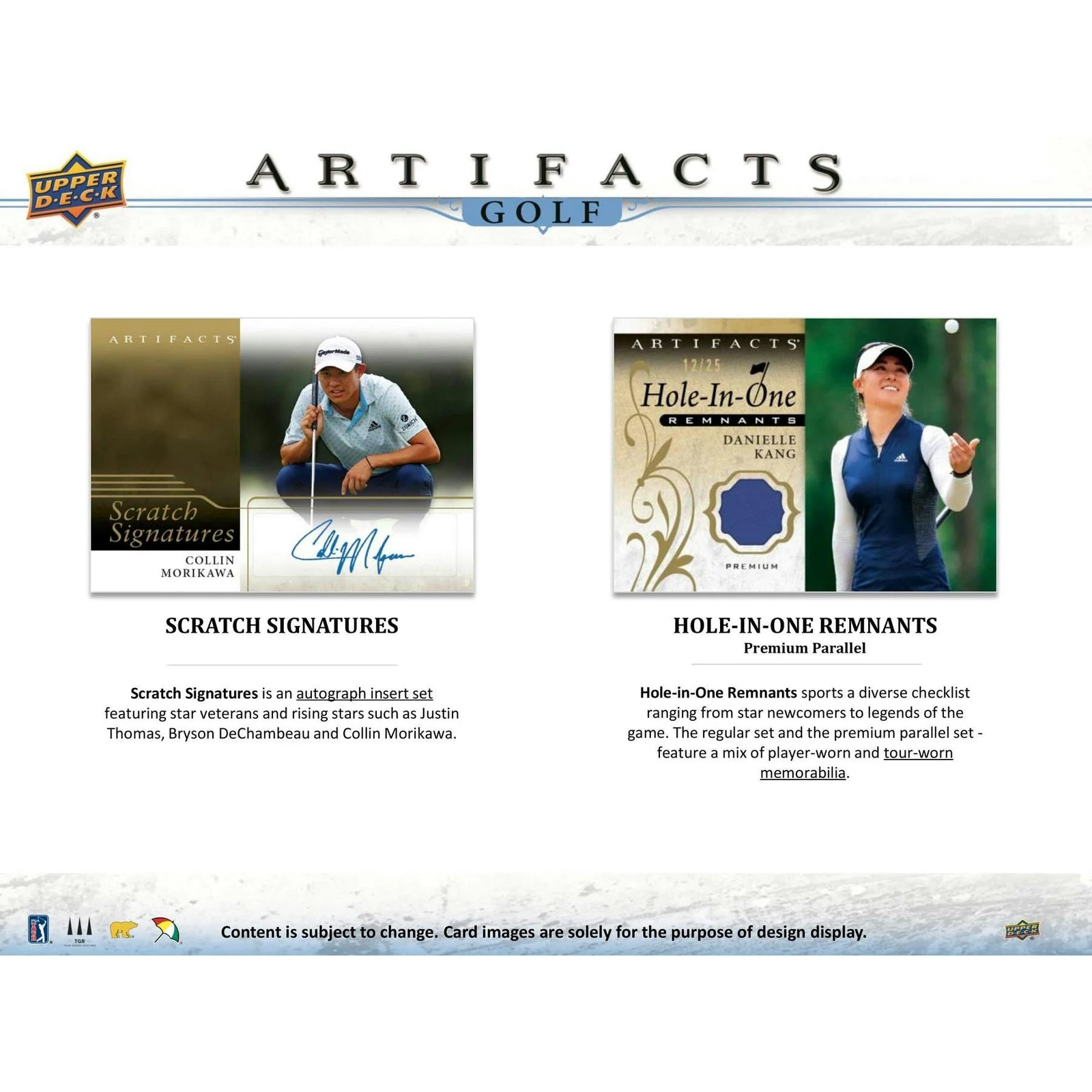 DRAFT - Just In 2021 Upper Deck Artifacts Golf Hobby Box