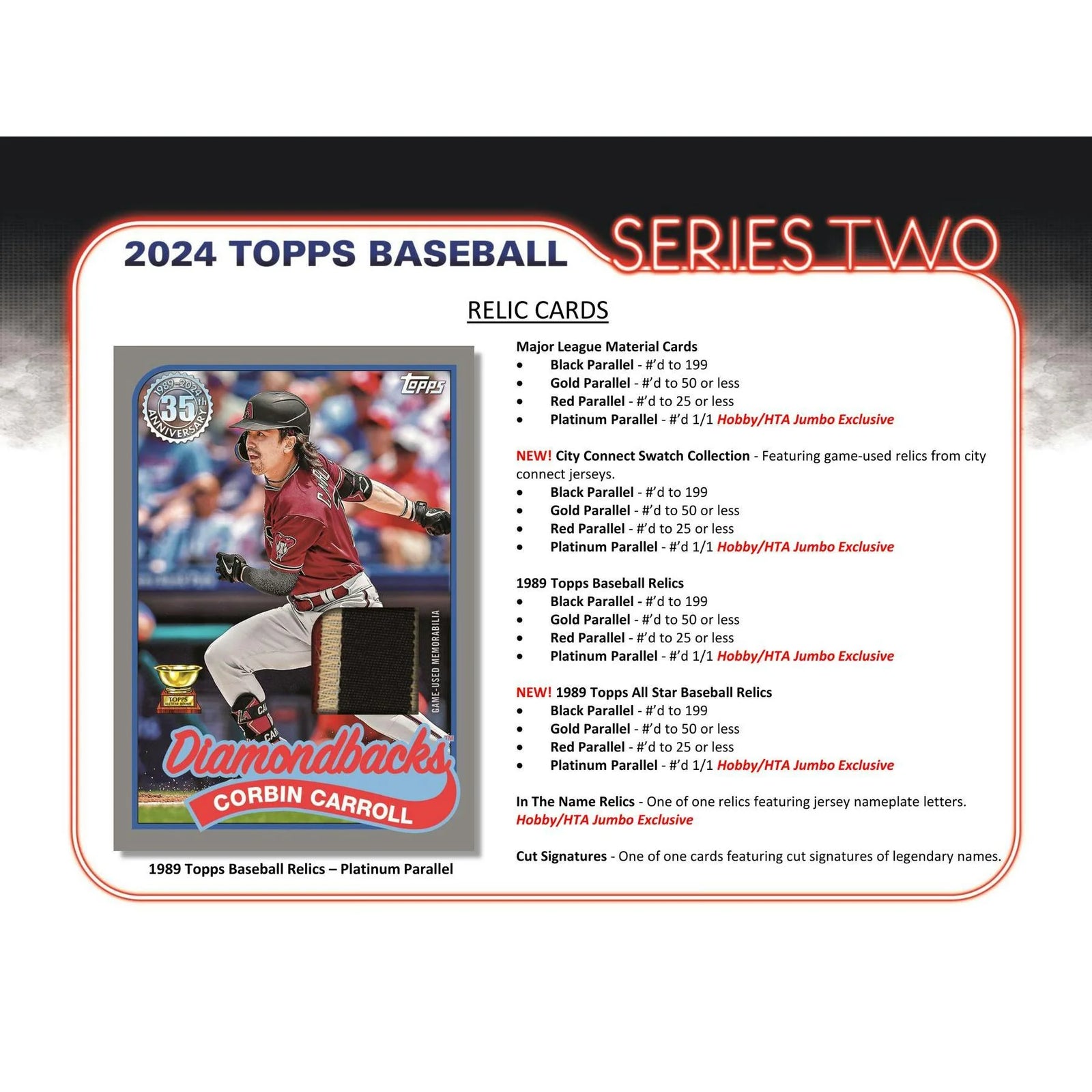 2024 Topps Series 2 Baseball Hobby Jumbo 6-Box Case (Ships Sealed Only)