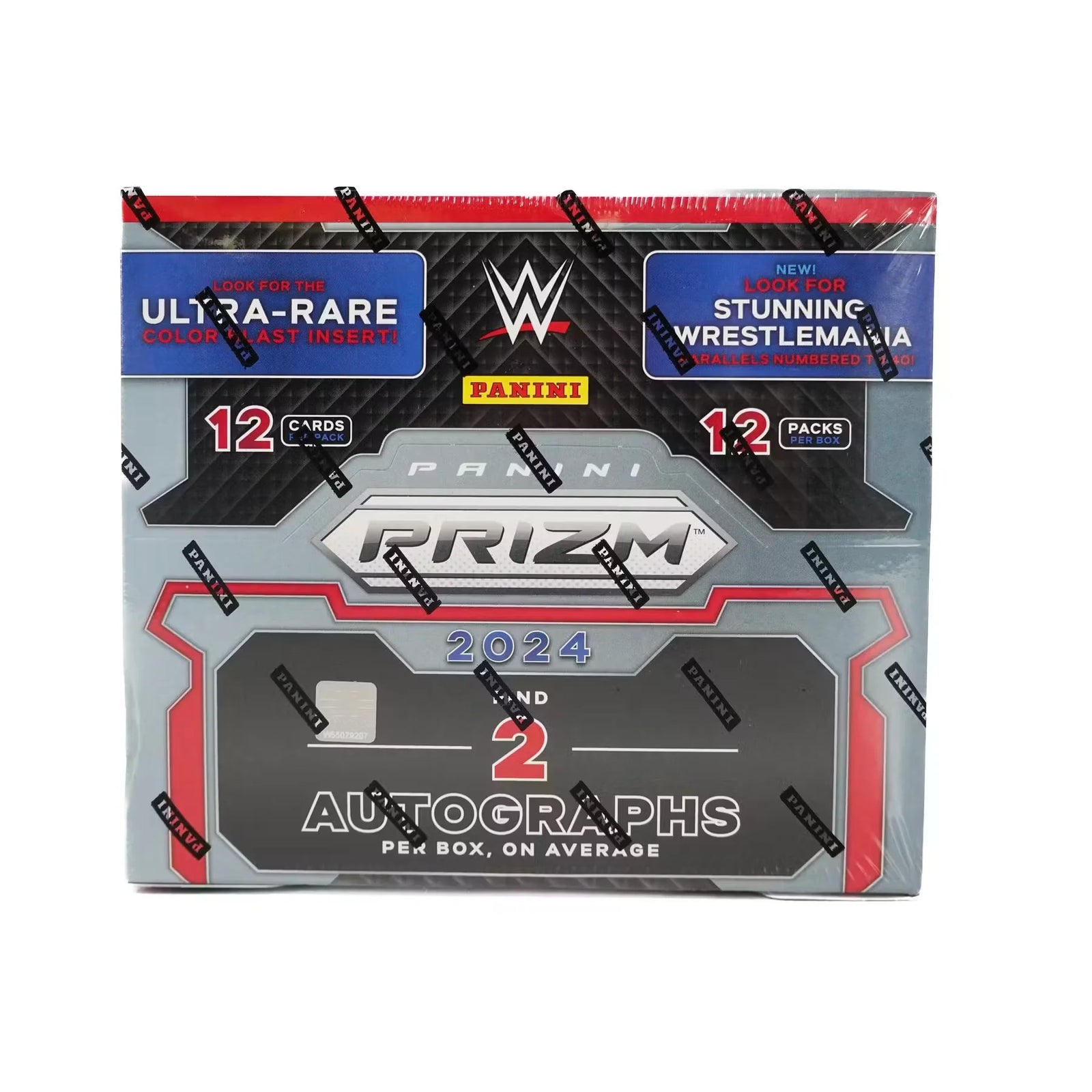 2024 Panini Prizm WWE Wrestling Hobby 12-Box Case (Ships Sealed Only) - D