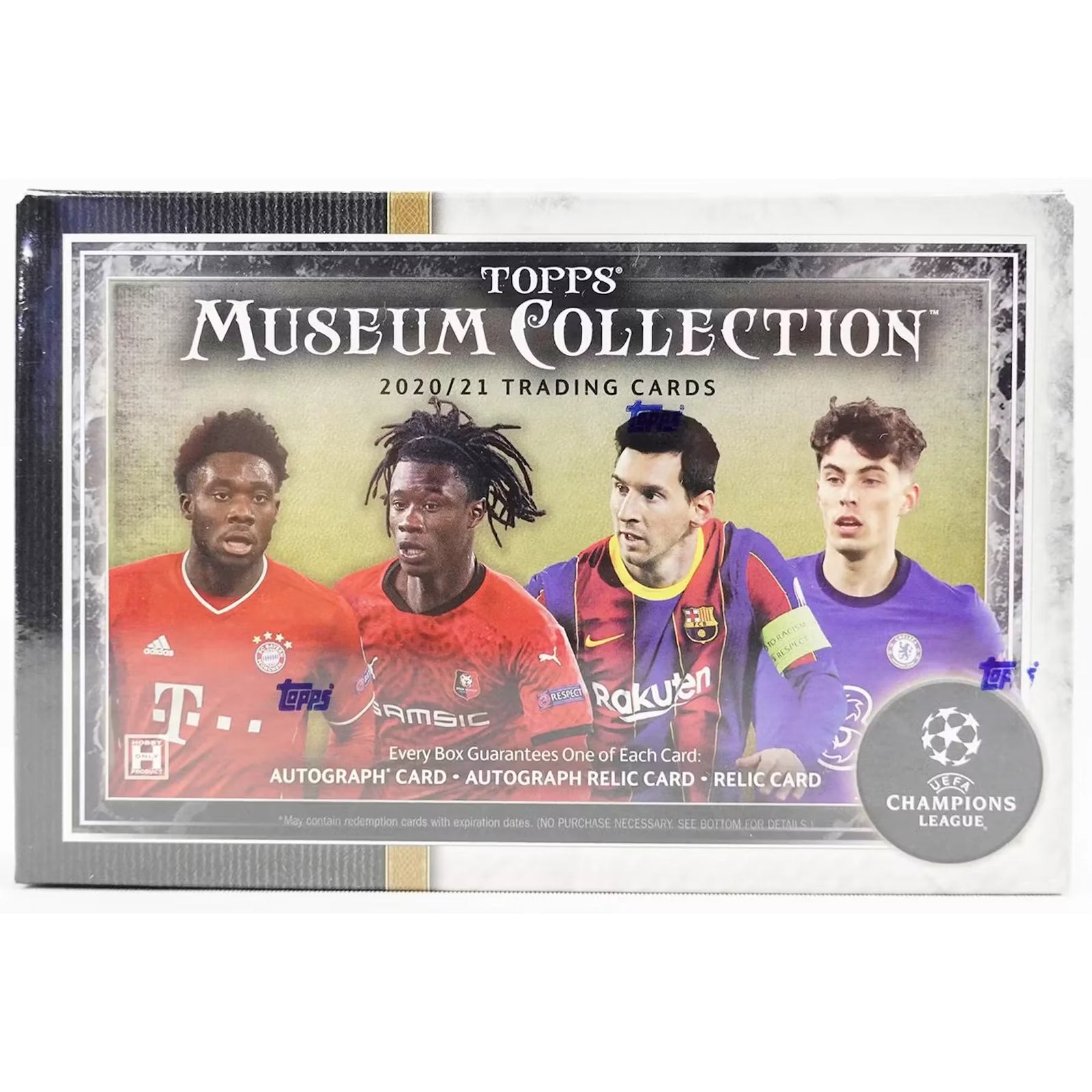 2020-21 Topps UEFA Champions League Museum Collection Soccer Hobby 12-Box Case (Ships Sealed Only)