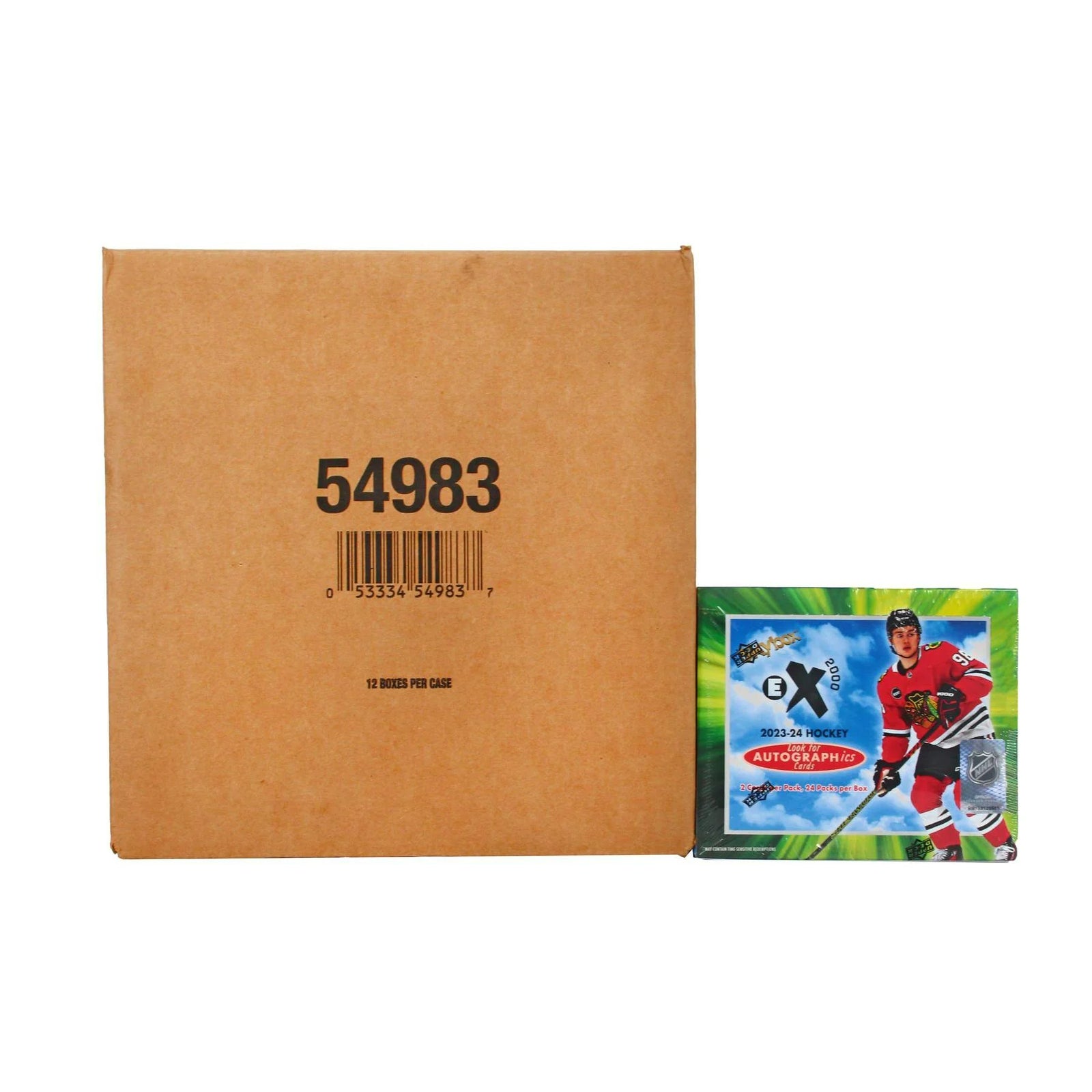 DRAFT - New 2023/24 Upper Deck Skybox E-X 2000 Hockey Hobby 12-Box Case