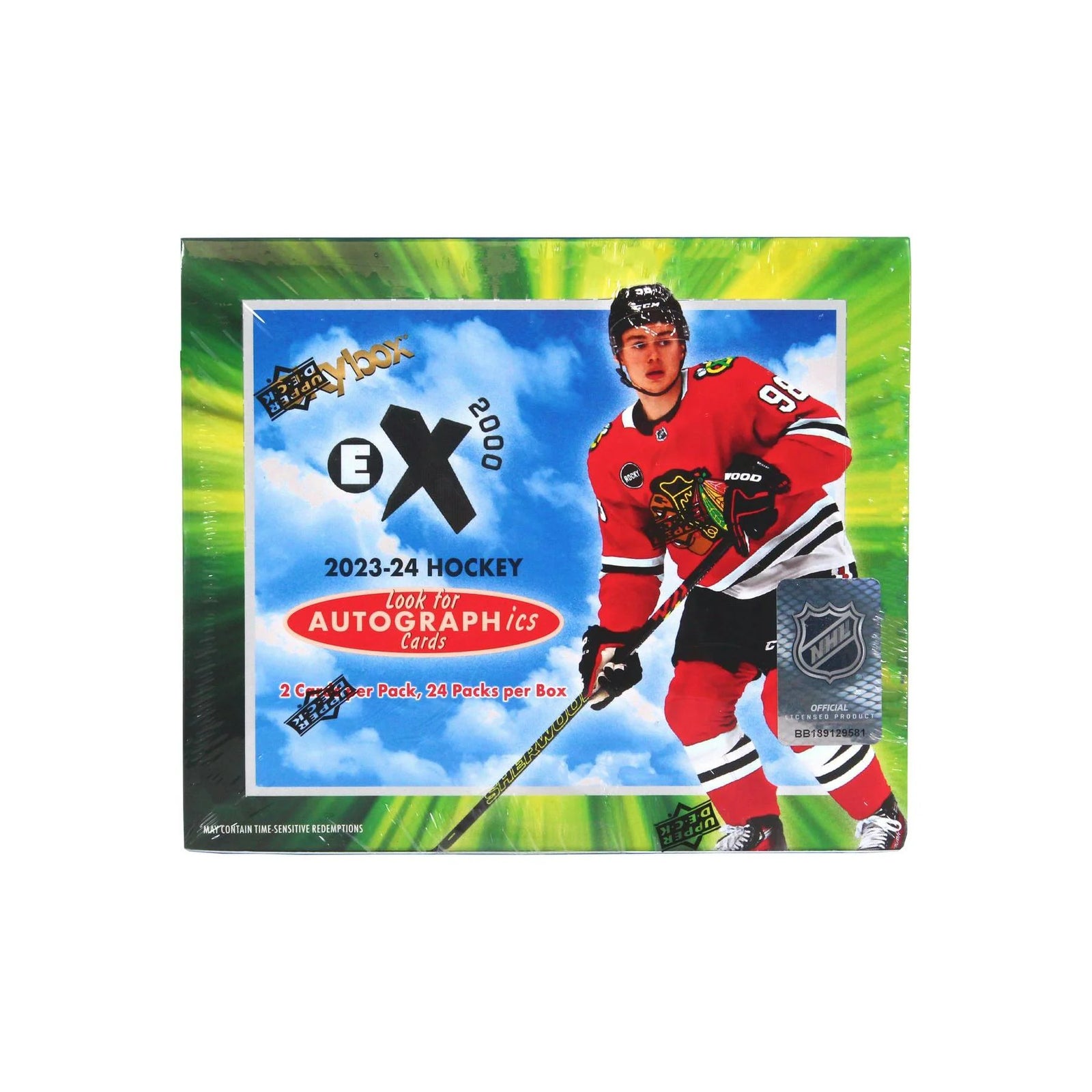 DRAFT - New 2023/24 Upper Deck Skybox E-X 2000 Hockey Hobby 12-Box Case