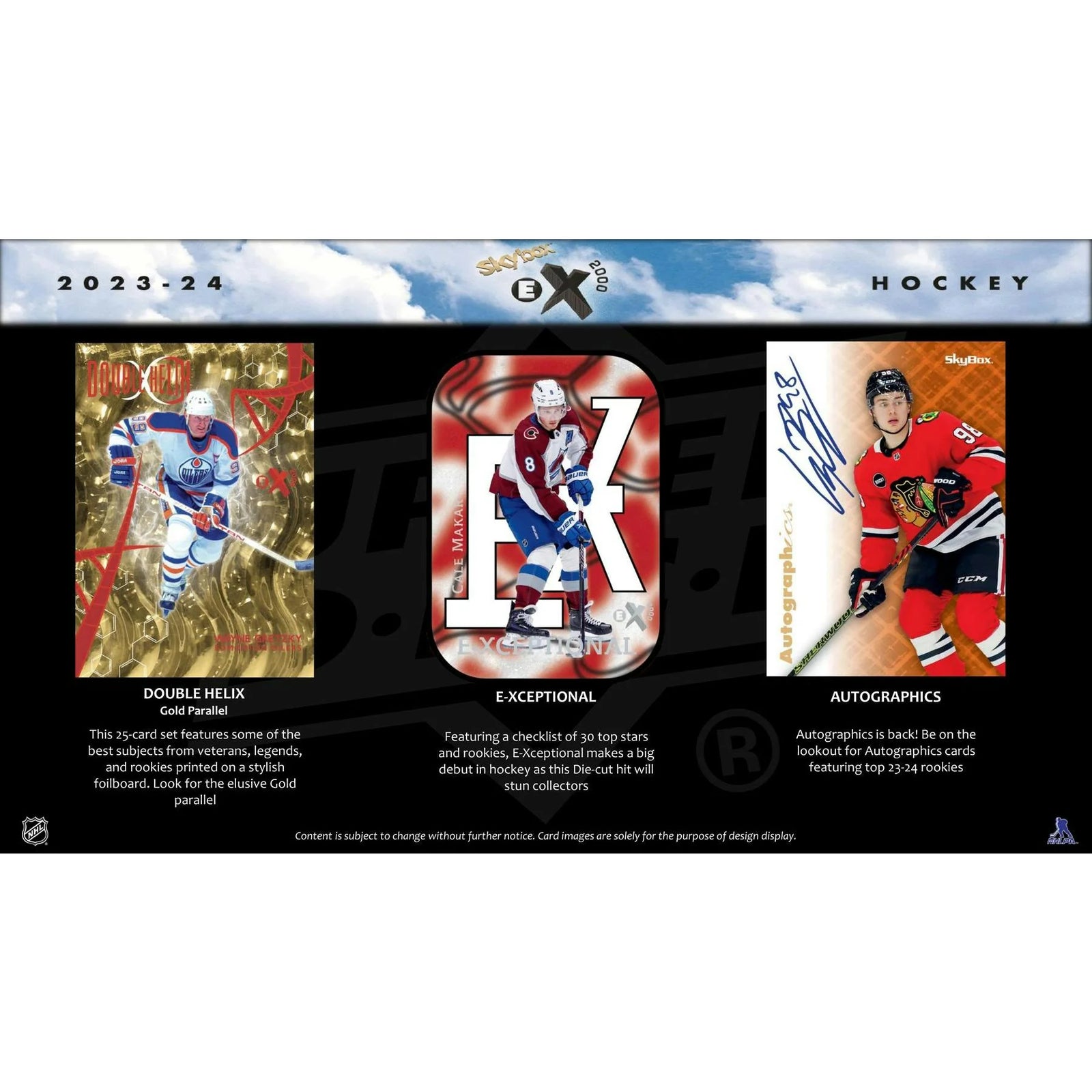 DRAFT - New 2023/24 Upper Deck Skybox E-X 2000 Hockey Hobby 12-Box Case
