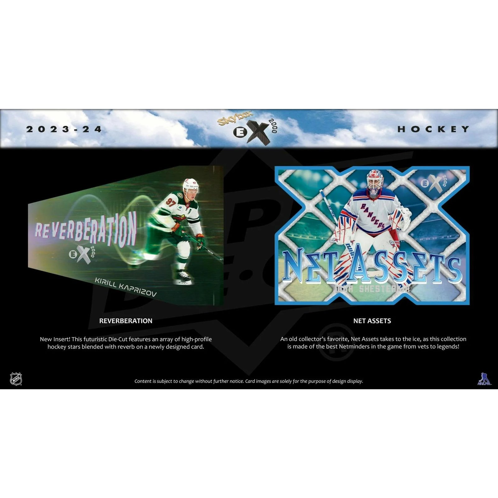 DRAFT - New 2023/24 Upper Deck Skybox E-X 2000 Hockey Hobby 12-Box Case