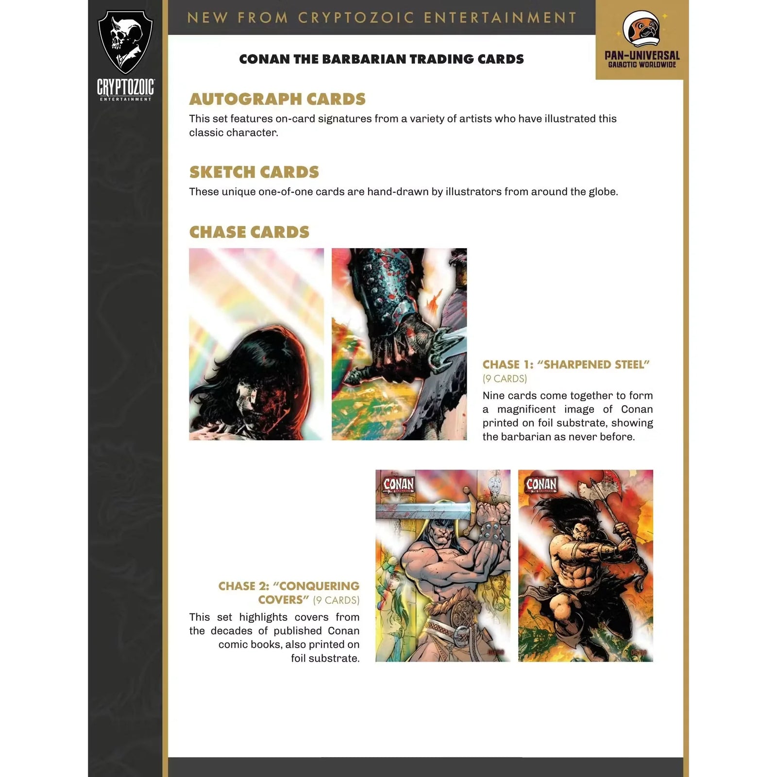 2024 Cryptozoic Conan the Barbarian Trading Cards Hobby Box (Presell)