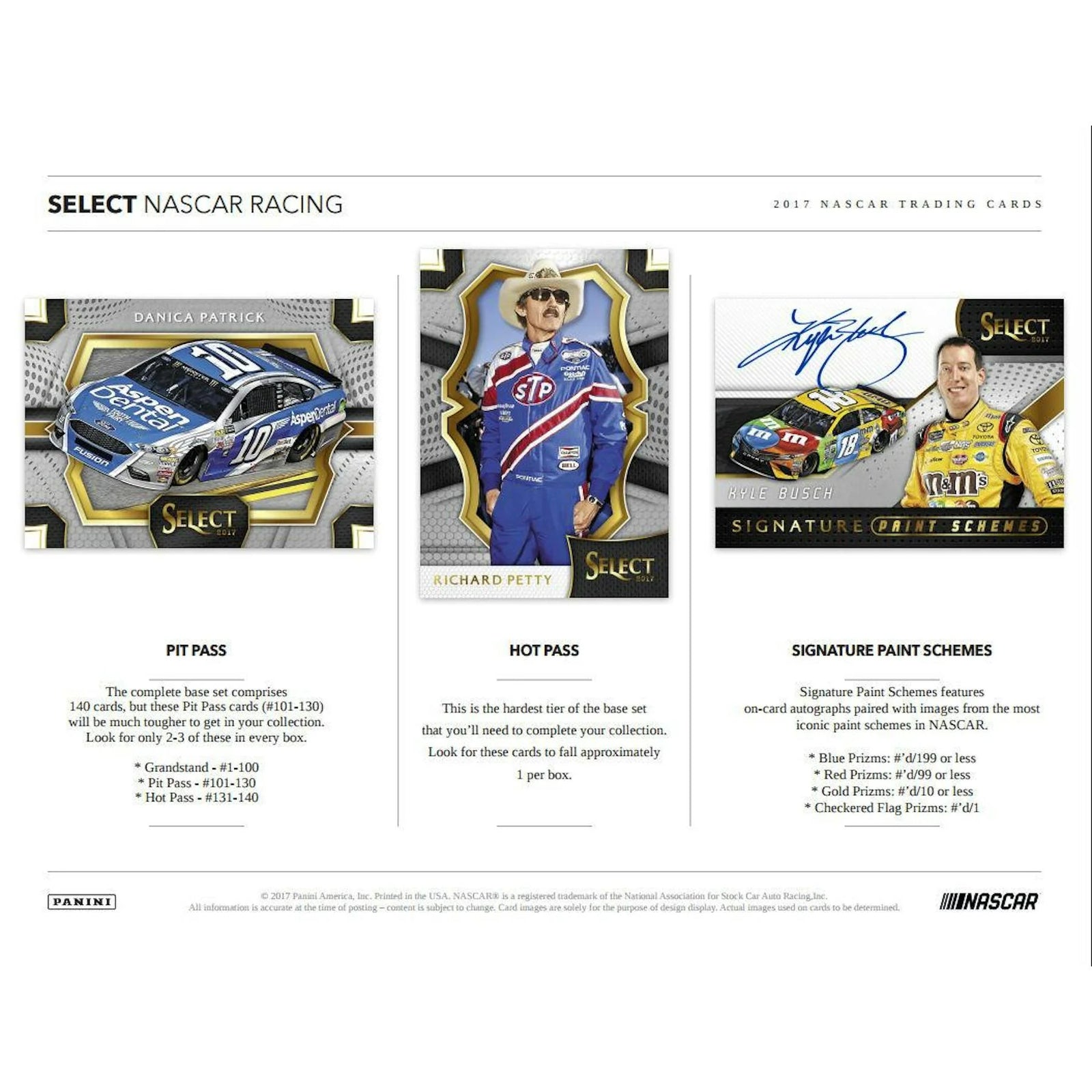 DRAFT - Just In 2017 Panini Select Racing Hobby Box
