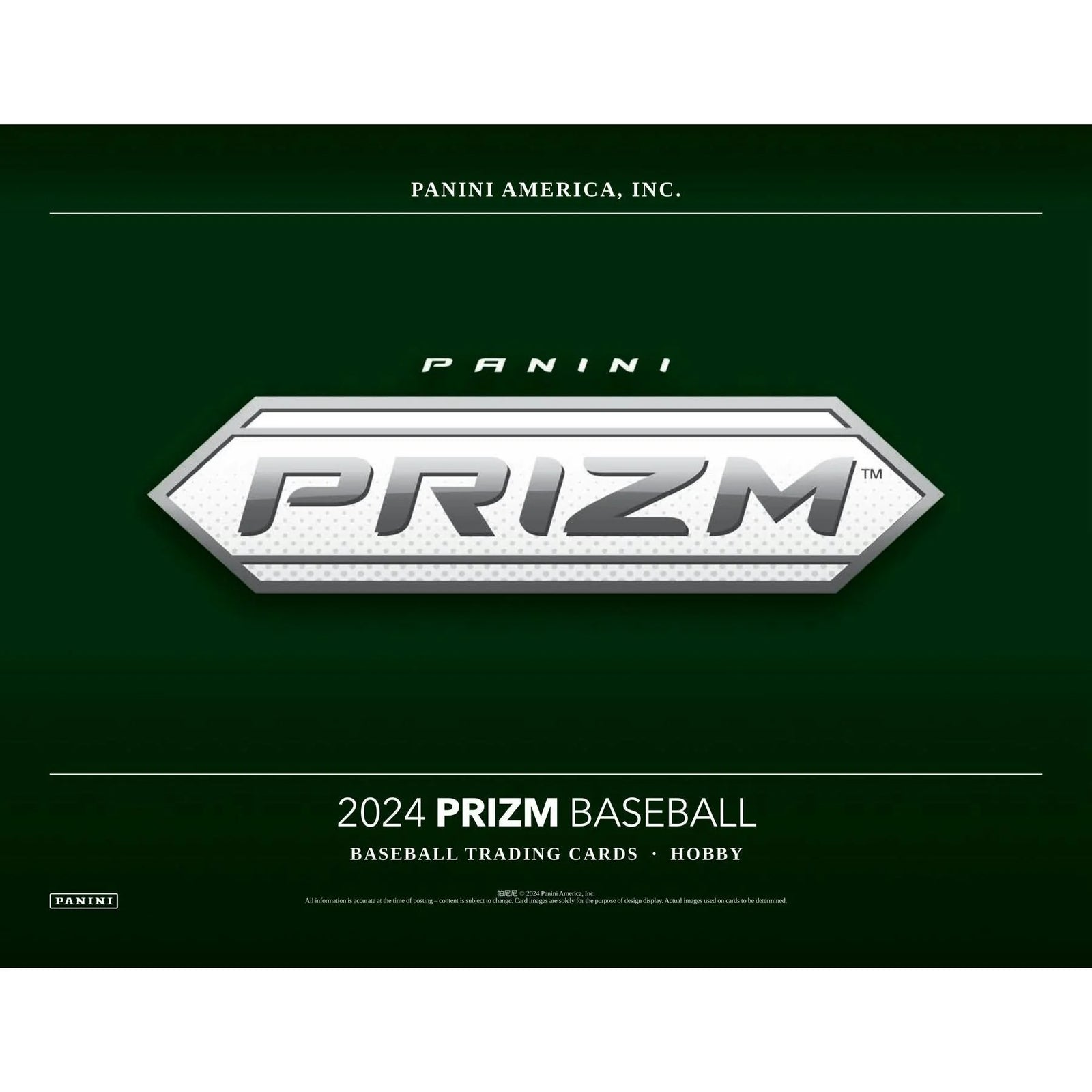 DRAFT - Just In 2024 Panini Prizm Baseball Hobby Box