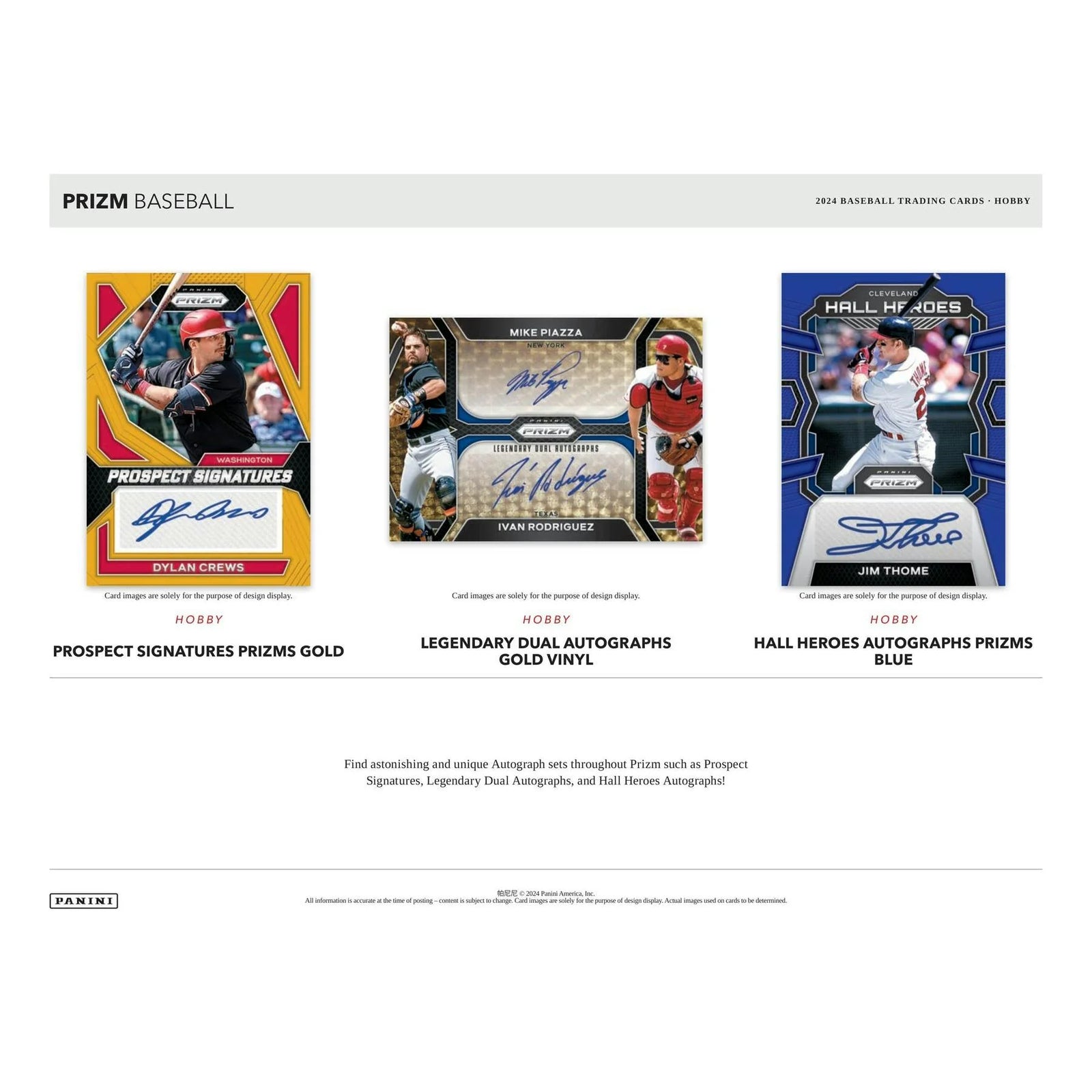 DRAFT - Just In 2024 Panini Prizm Baseball Hobby Box