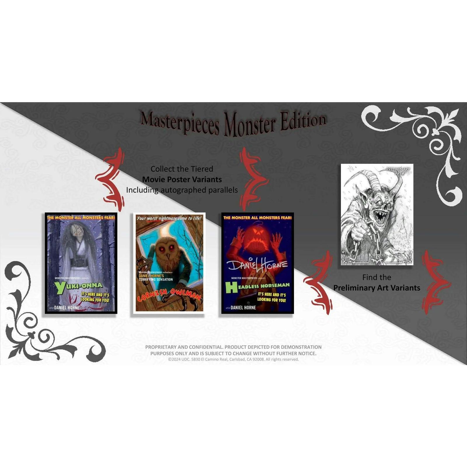 DRAFT - Upper Deck Skybox Masterpieces Monster Edition Hobby 12-Box Case | 2024