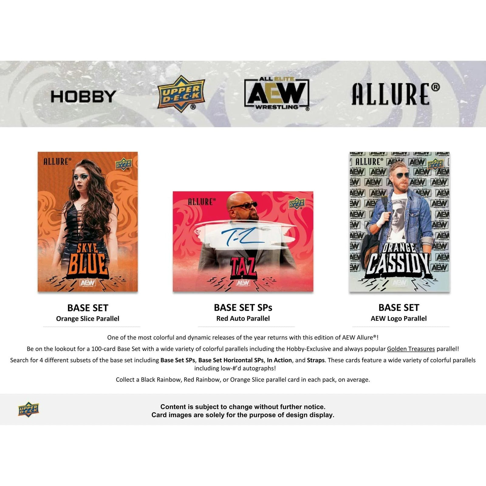 DRAFT - 2024 Upper Deck AEW Allure Wrestling Hobby Box | dacardworld:BVX90JQLQC