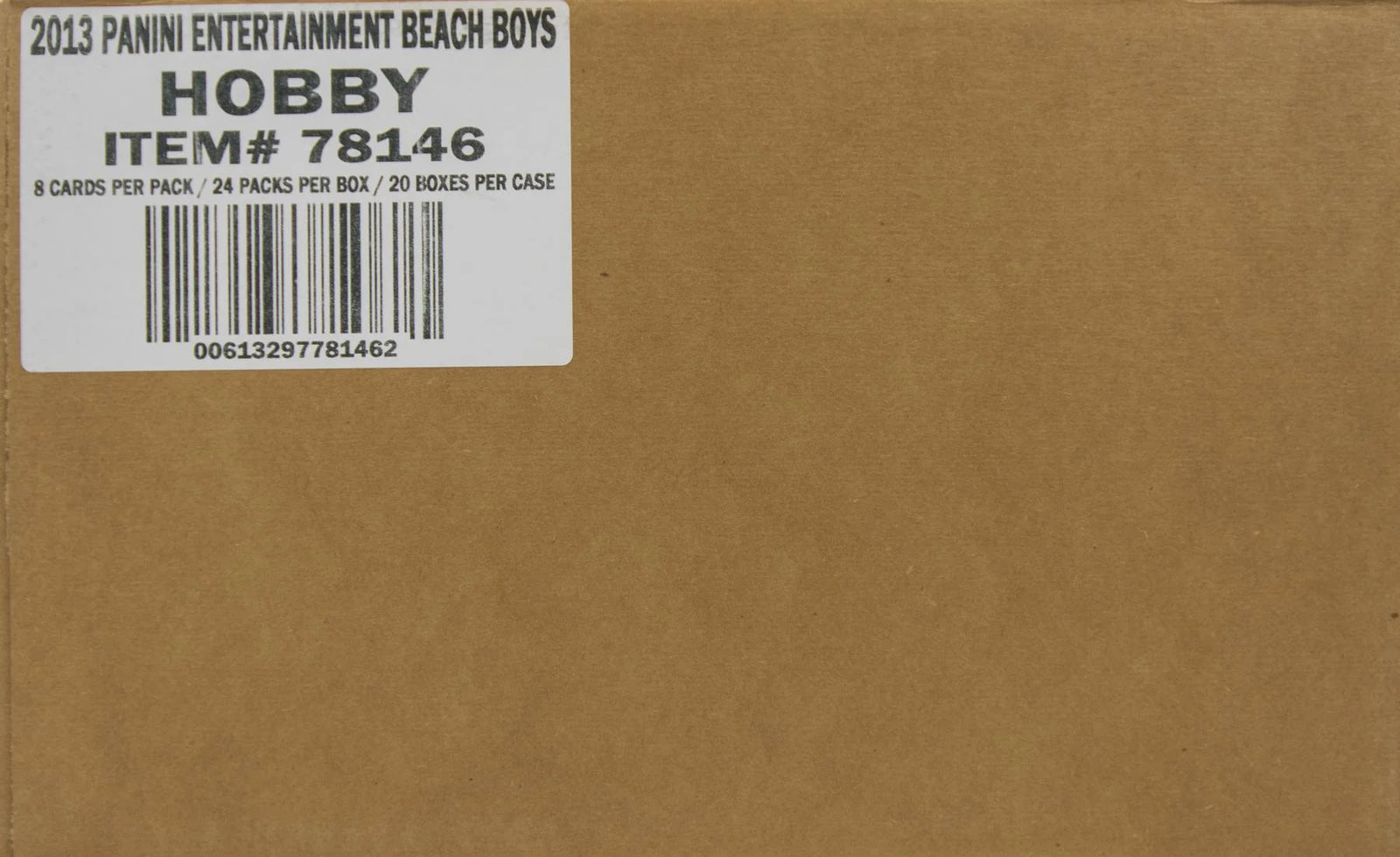 DRAFT - 2013 Panini The Beach Boys Hobby 20-Box Case