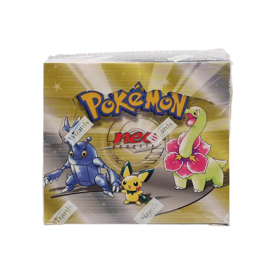 Pokemon Neo Genesis Unlimited Booster Box | WOTC EX-MT (Ships Sealed Only)