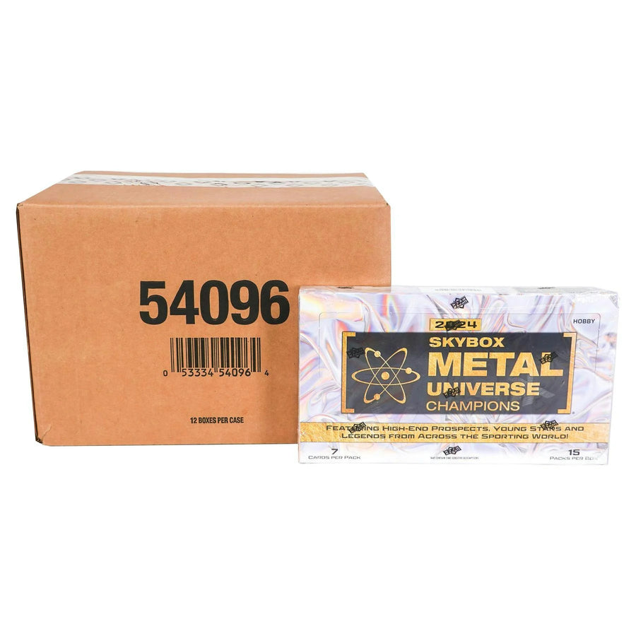 DRAFT - 2024 Upper Deck Skybox Metal Universe Champions Hobby 12-Box Case | dacardworld:BVXE0U0XOD